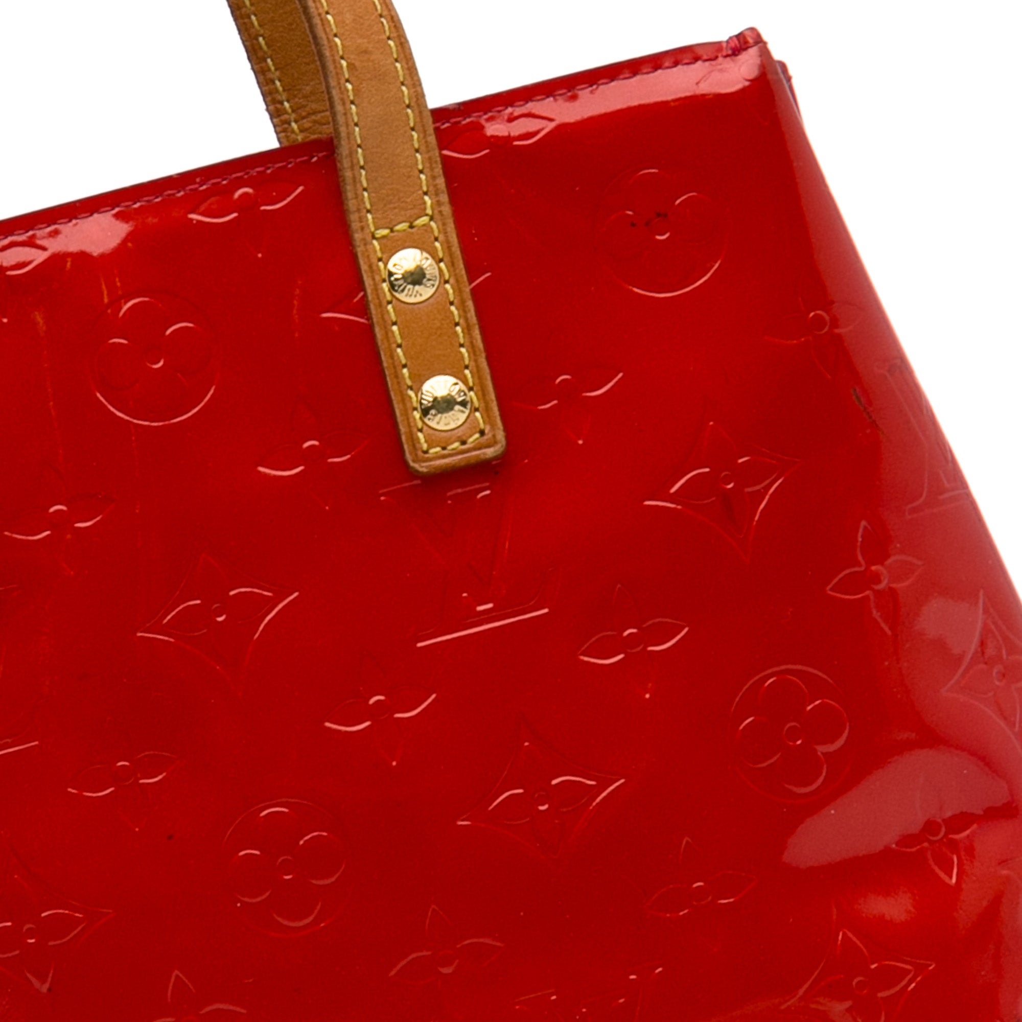Louis Vuitton Red Vernis Monogram Mini PM Tote - shop 
