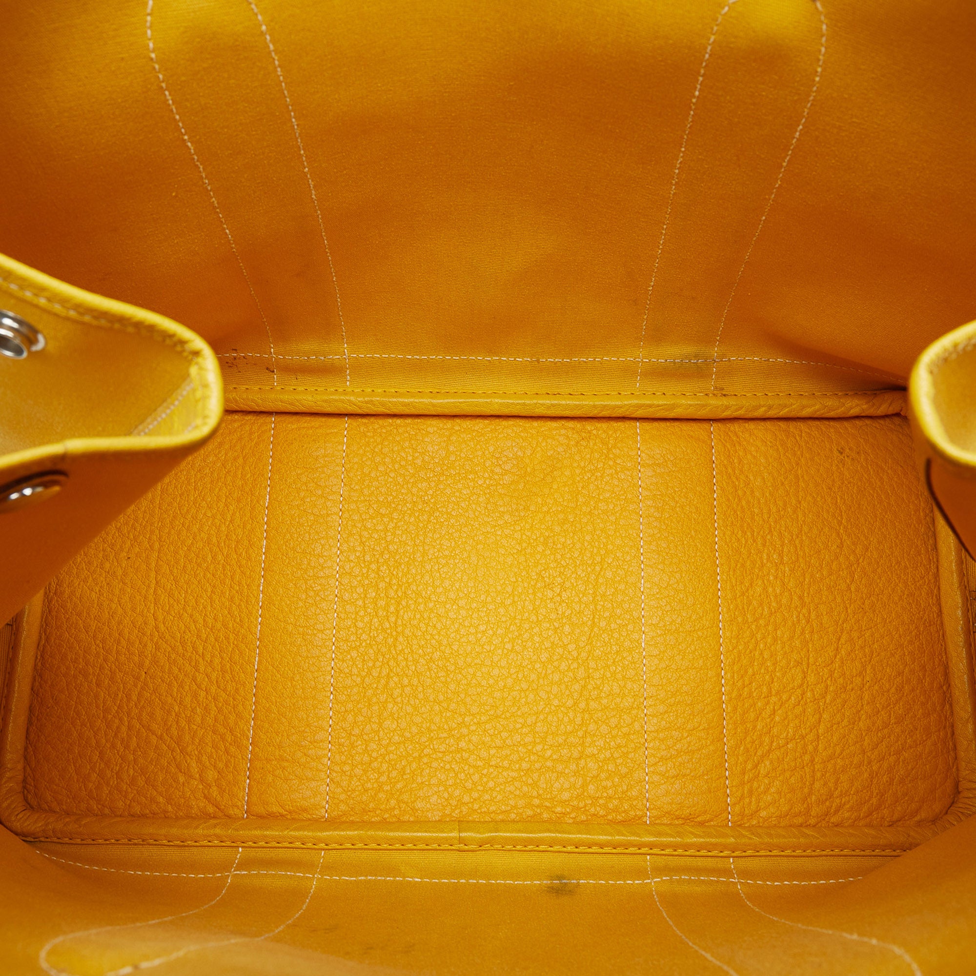 Yellow Hermes Garden Party PM Tote Bag – Designer Revival