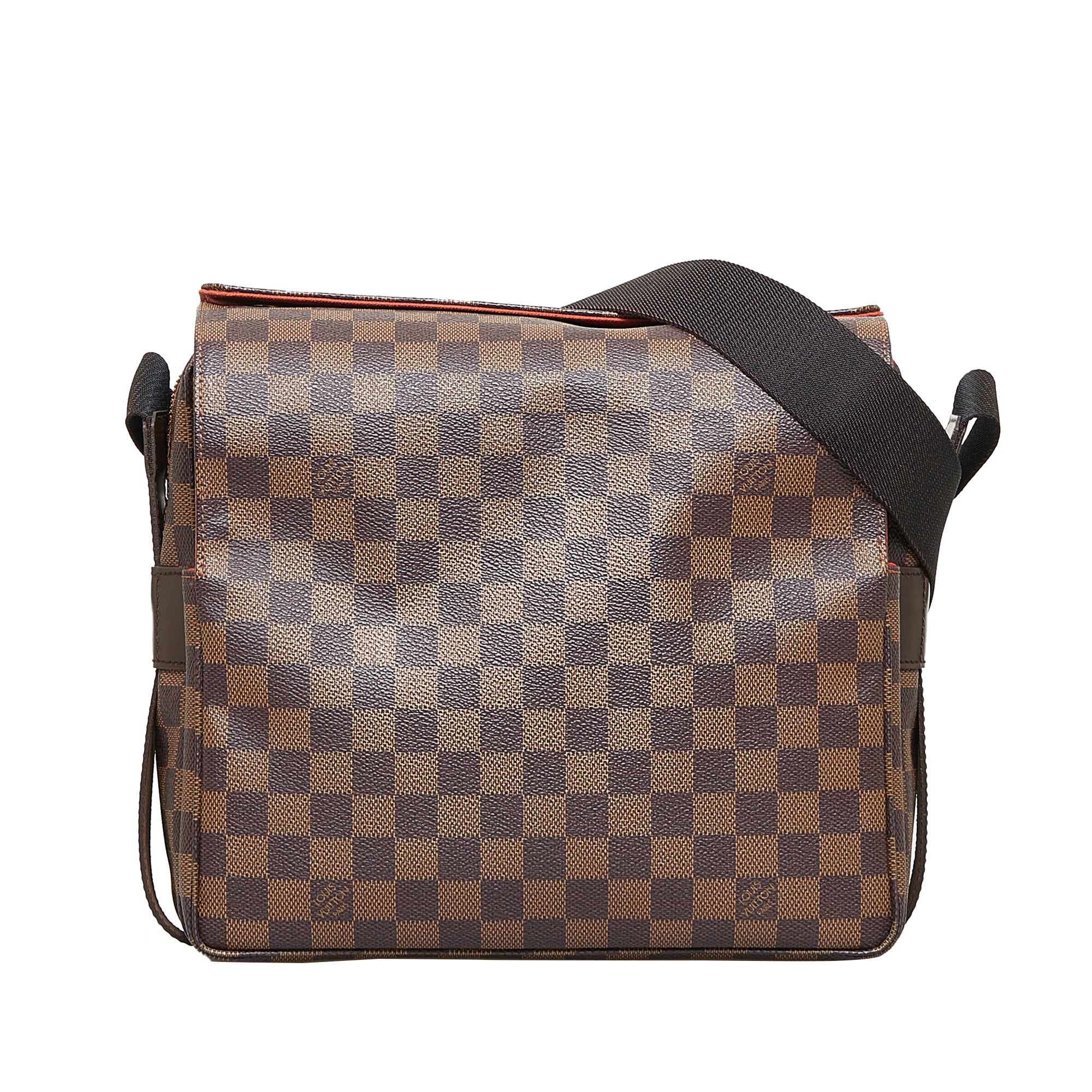 Naviglio leather crossbody bag Louis Vuitton Brown in Leather