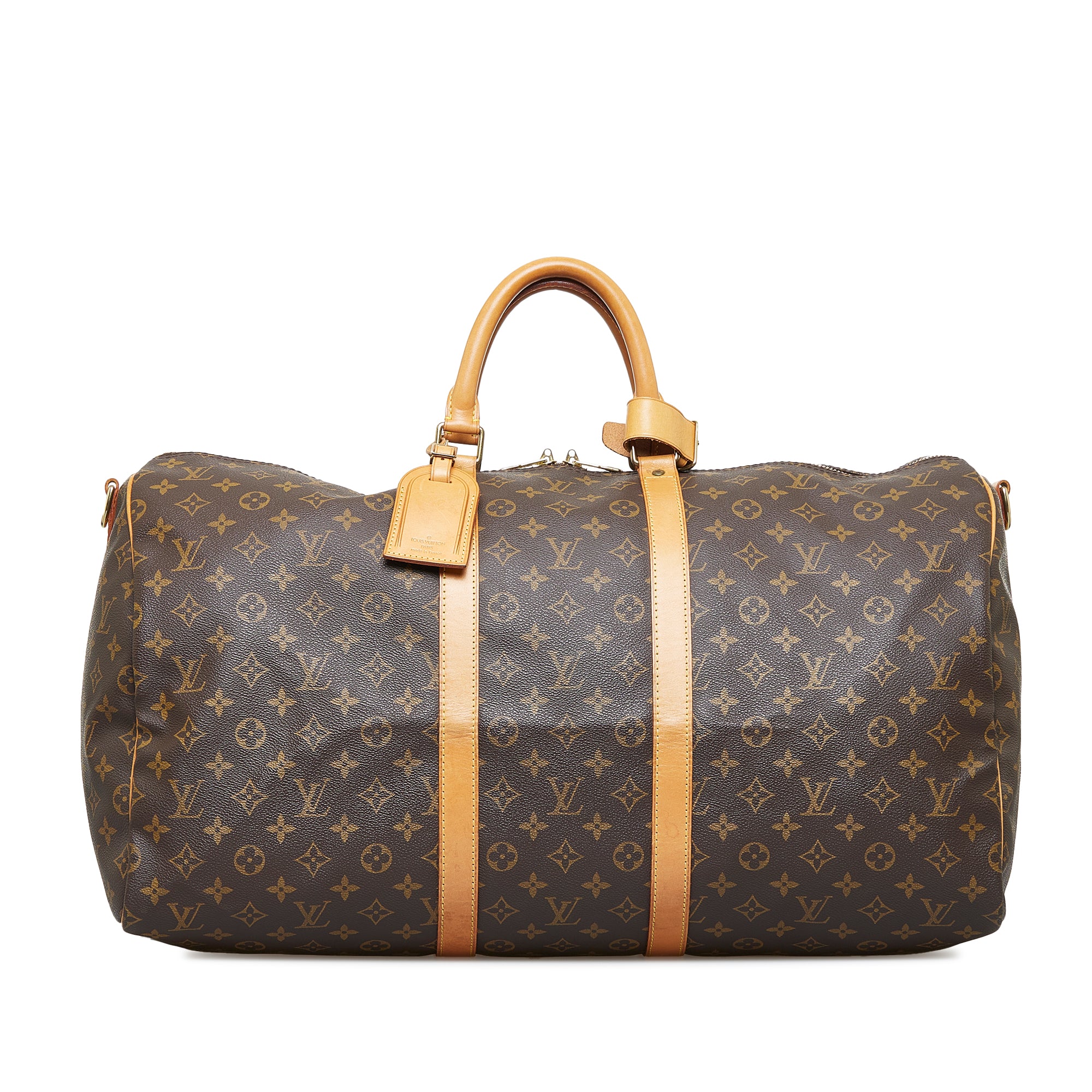 Louis Vuitton Keepall Bandouliere 55 Monogram Travel Bag
