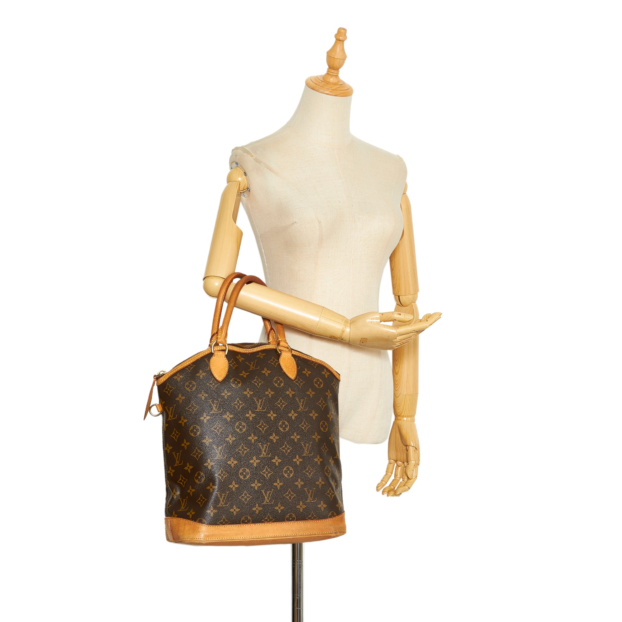 LOUIS VUITTON Monogram Lockit MM Shoulder Bag - Final Call