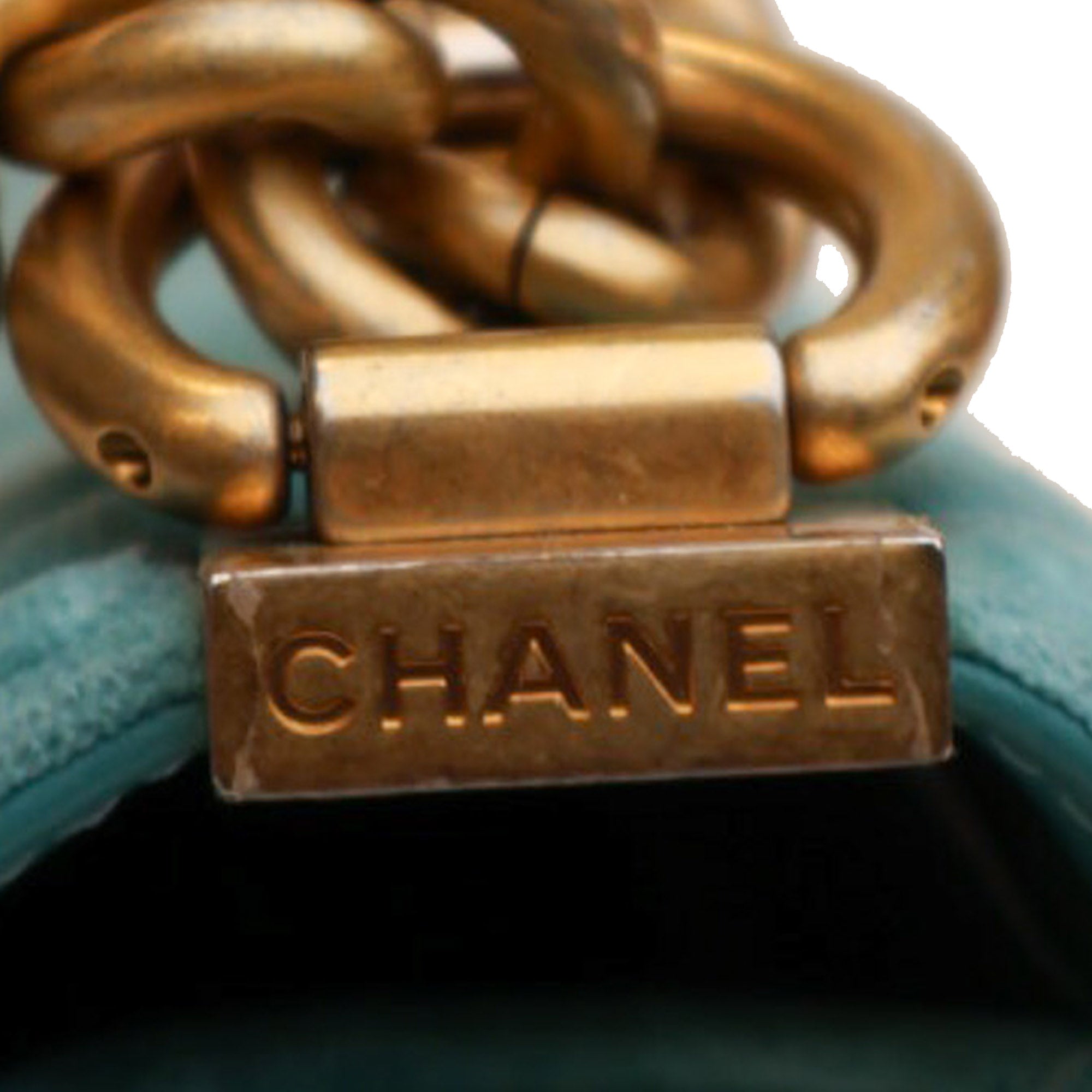 Chanel Royal Blue Velvet Small Boy Bag, myGemma, QA