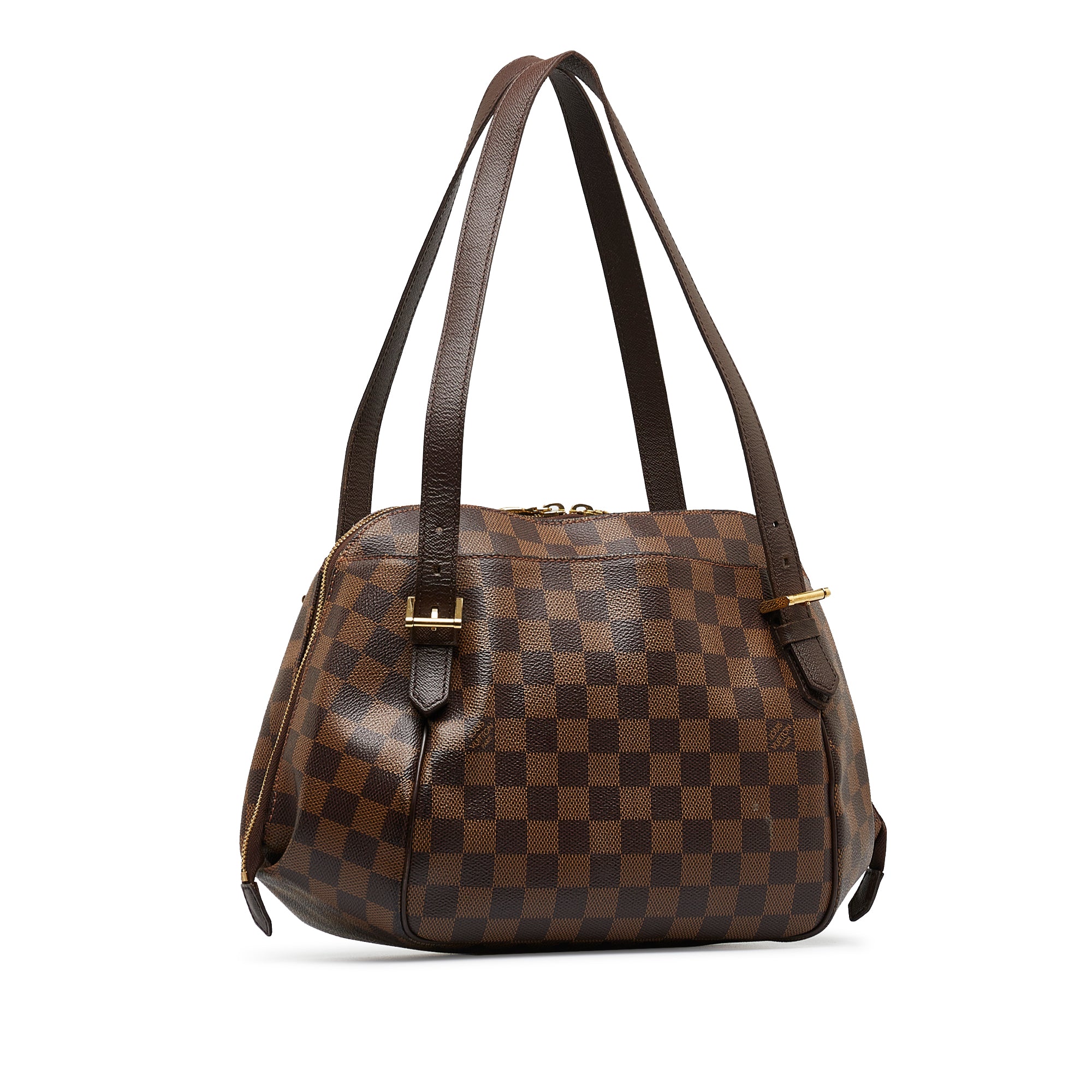 RvceShops Revival, Brown Louis Vuitton Damier Ebene Belem MM Shoulder Bag