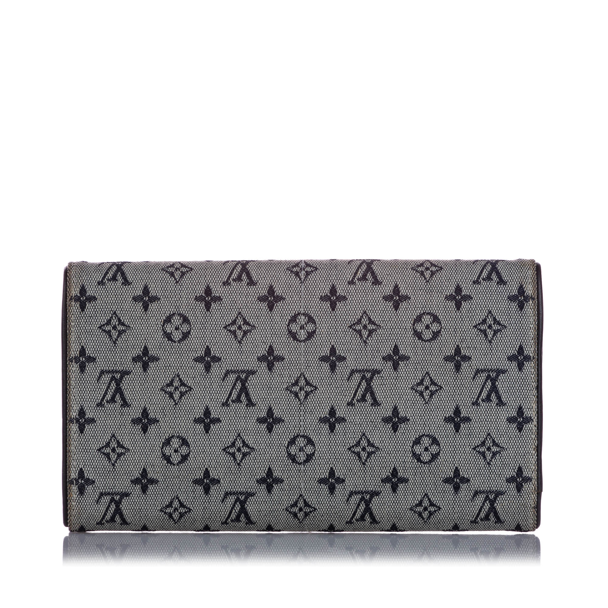 Louis Vuitton Monogram Mini Lin Porte Tresor International Long Wallet