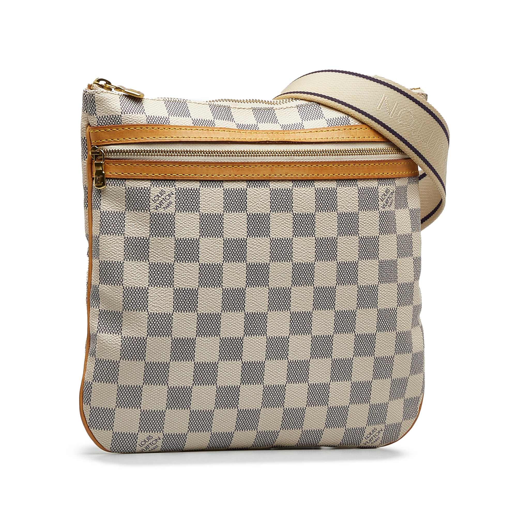 Louis Vuitton, Bags, Louis Vuitton Damier Azur Pochette Bosphore Crossbody  Bag