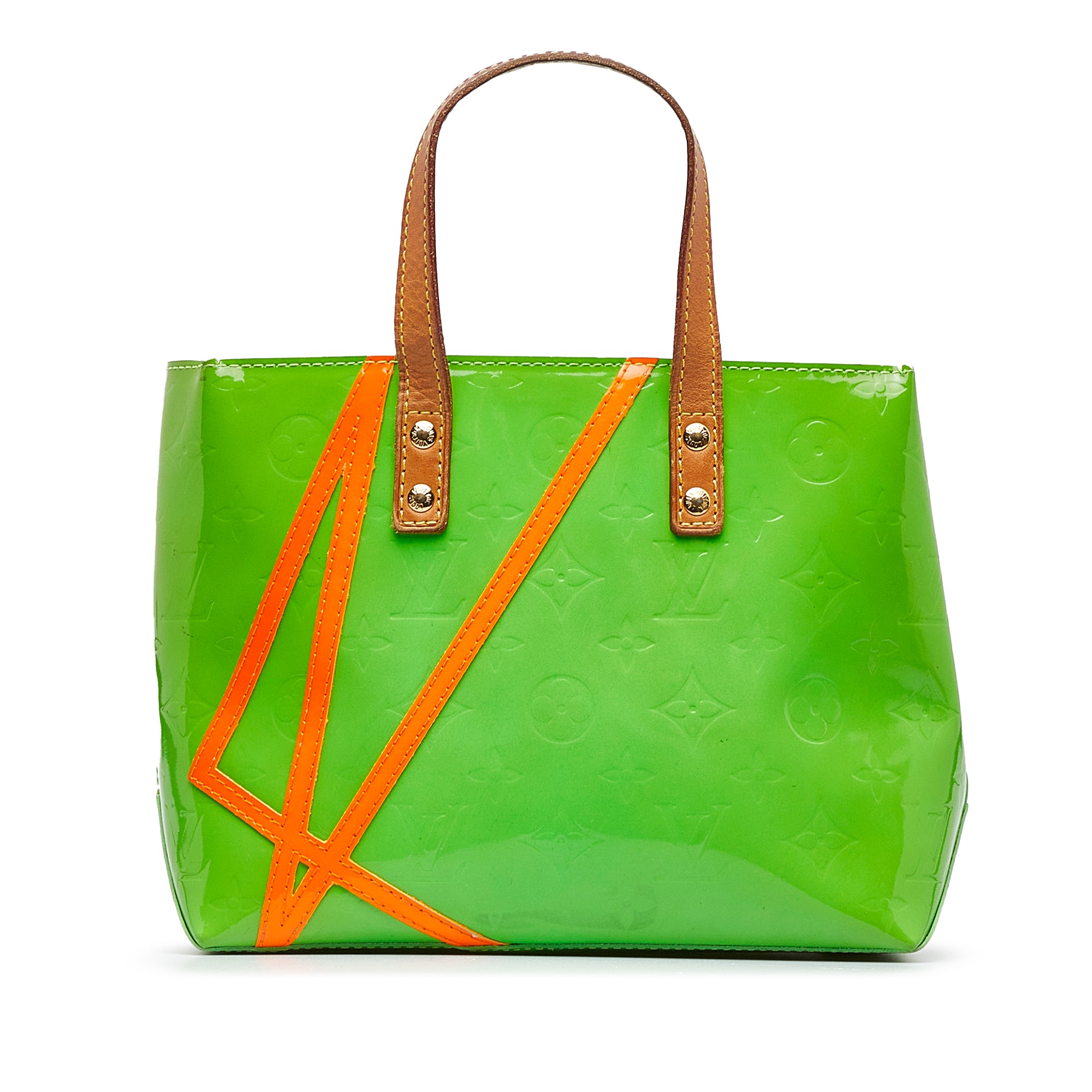 Louis Vuitton Neon Green Monogram Vernis Robert Wilson Reade PM Bag Louis  Vuitton