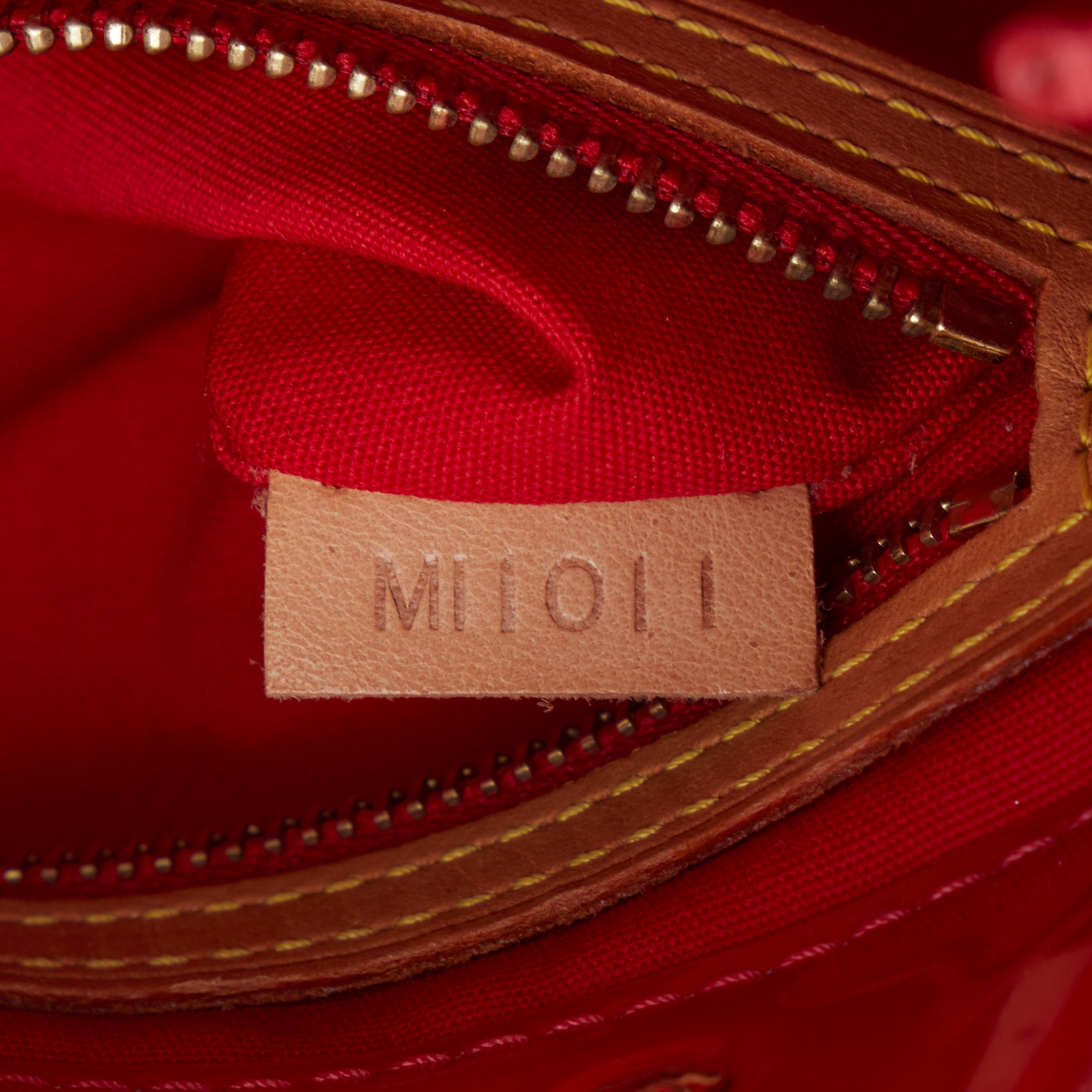 Louis Vuitton Red Monogram Vernis Reade PM Bag