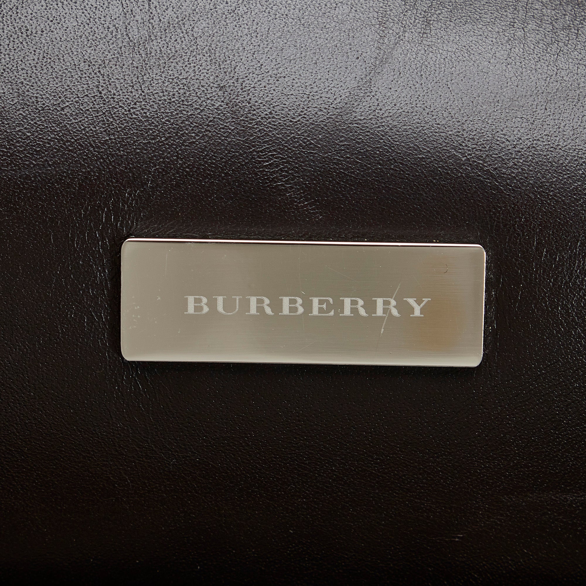 Leather travel bag Burberry Brown in Leather - 33604367