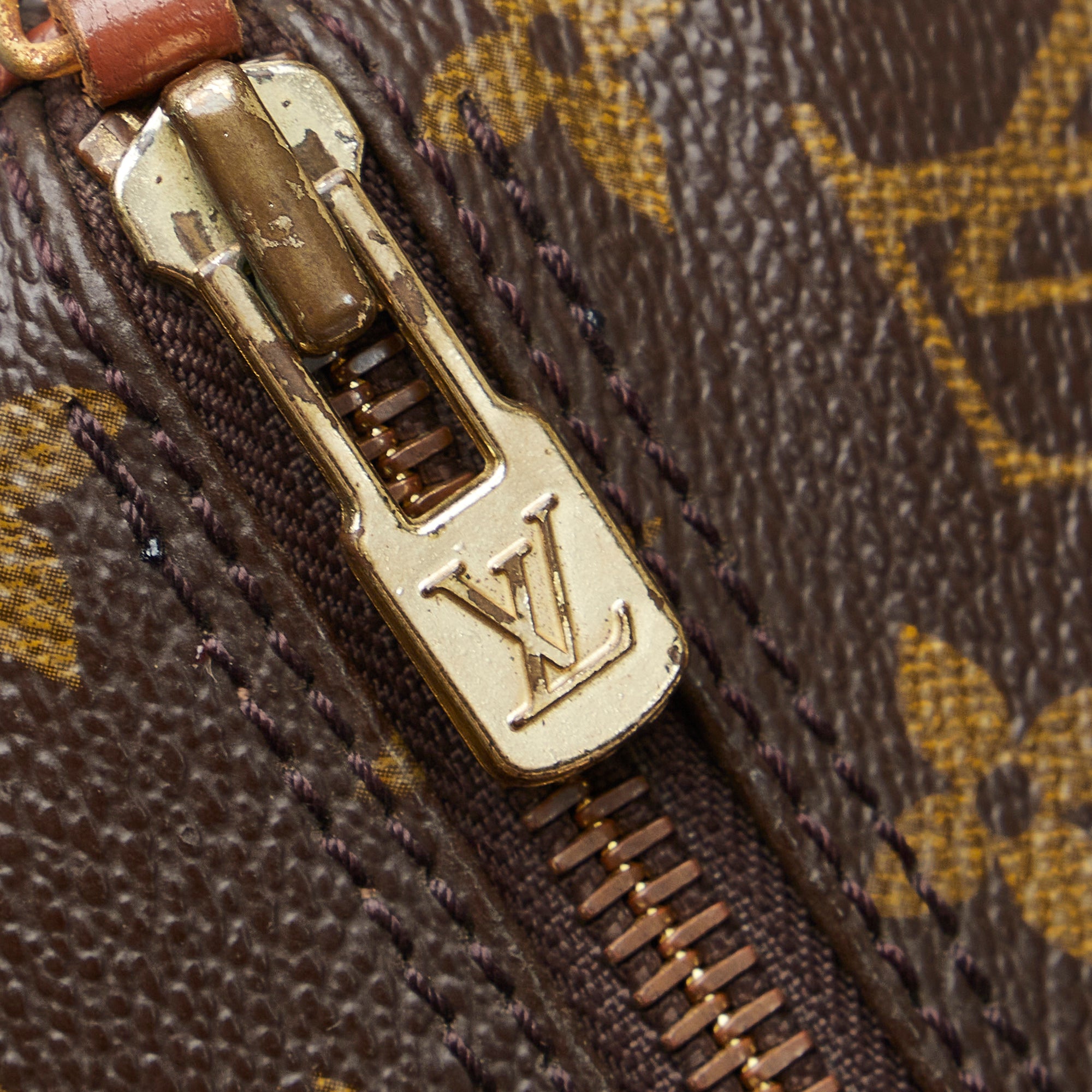 Papillon leather handbag Louis Vuitton Brown in Leather - 31596671