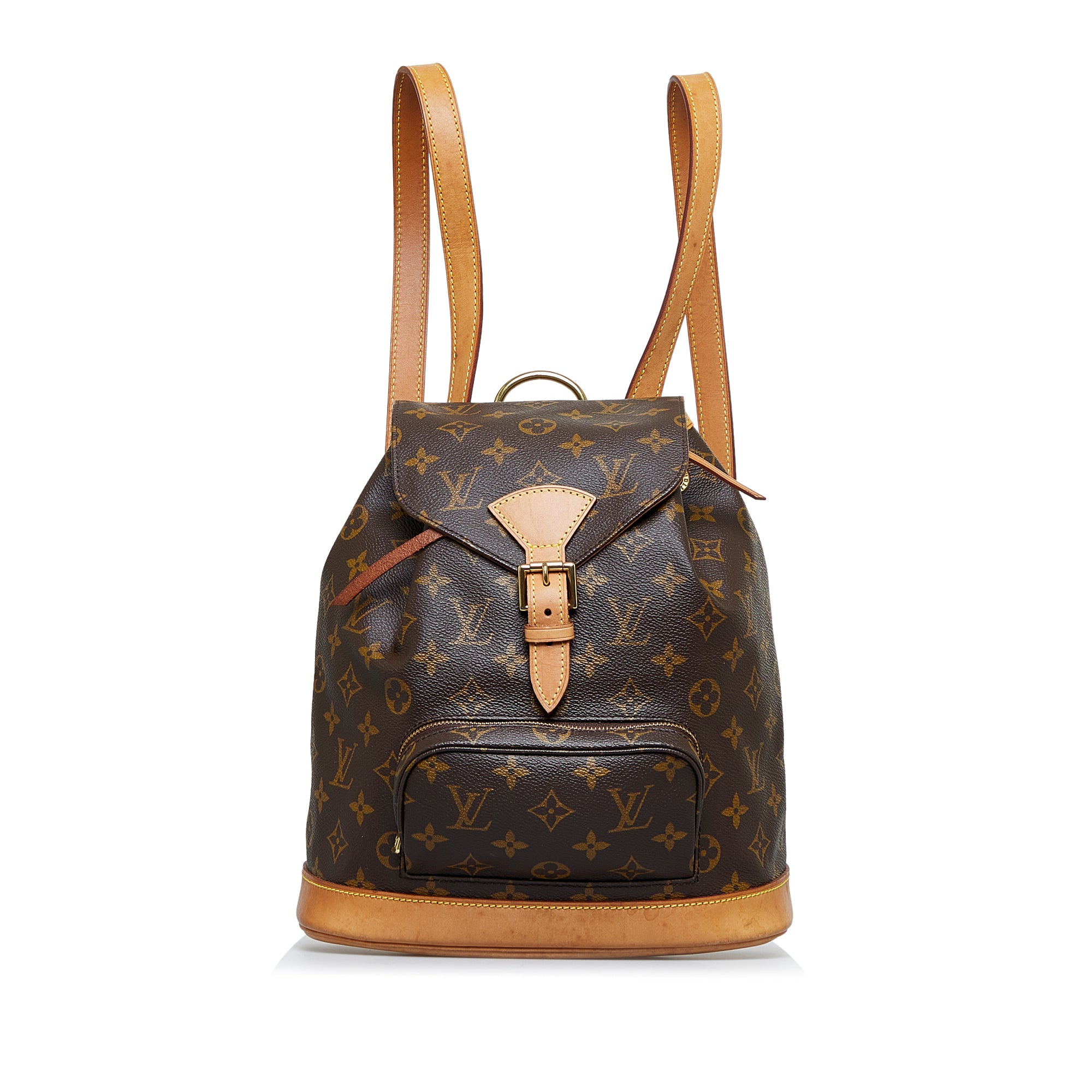 LV Palm Springs Mini : Should i be concerned about the front pocket  puffiness and material above pocket? : r/Louisvuitton
