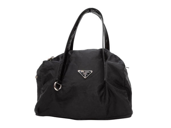 Black Prada Tessuto Re - PRADA Nylon Leather Shoulder Bag Purse Black NERO  - RvceShops Revival