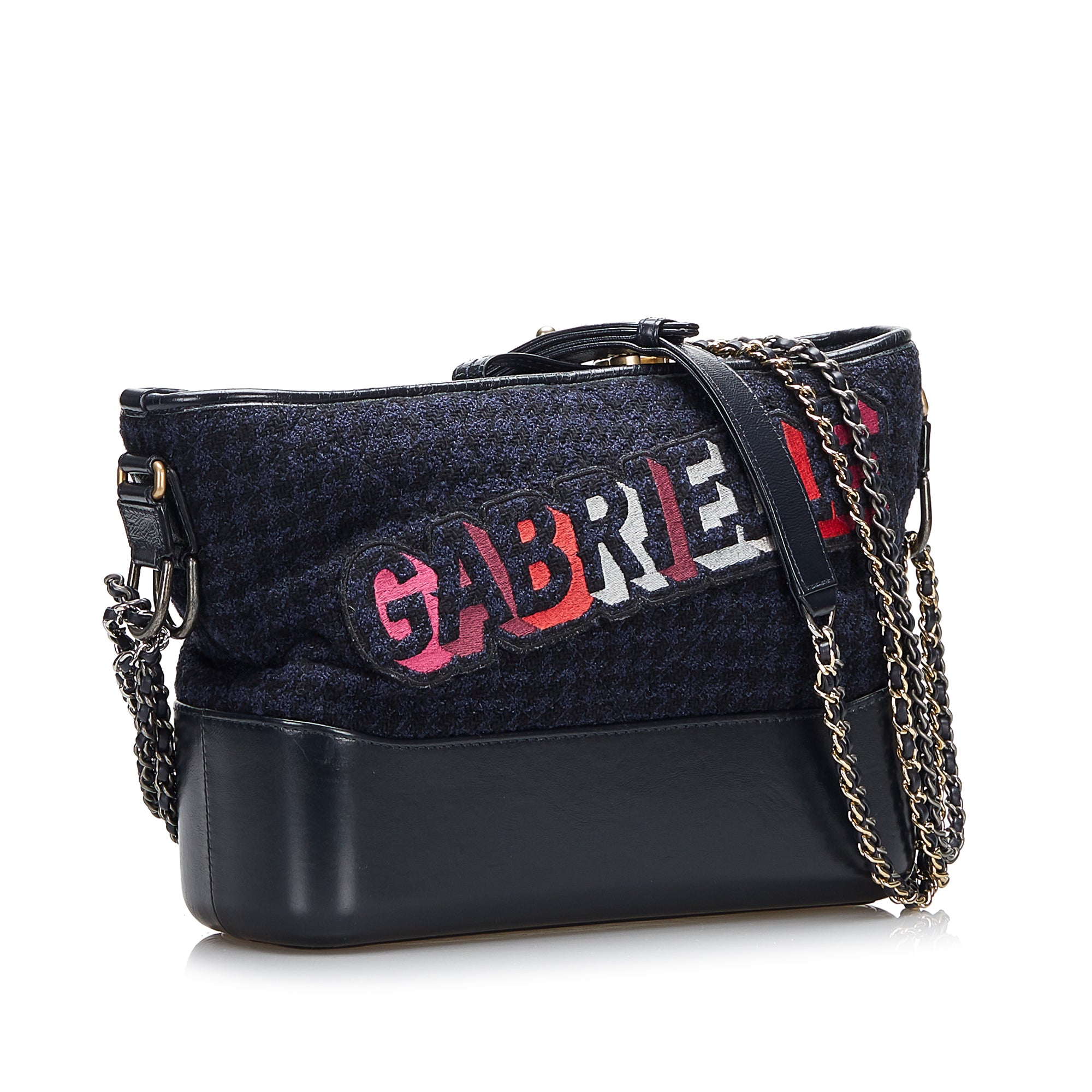 Chanel Pre-Owned Medium Gabrielle Tweed Shoulder Bag