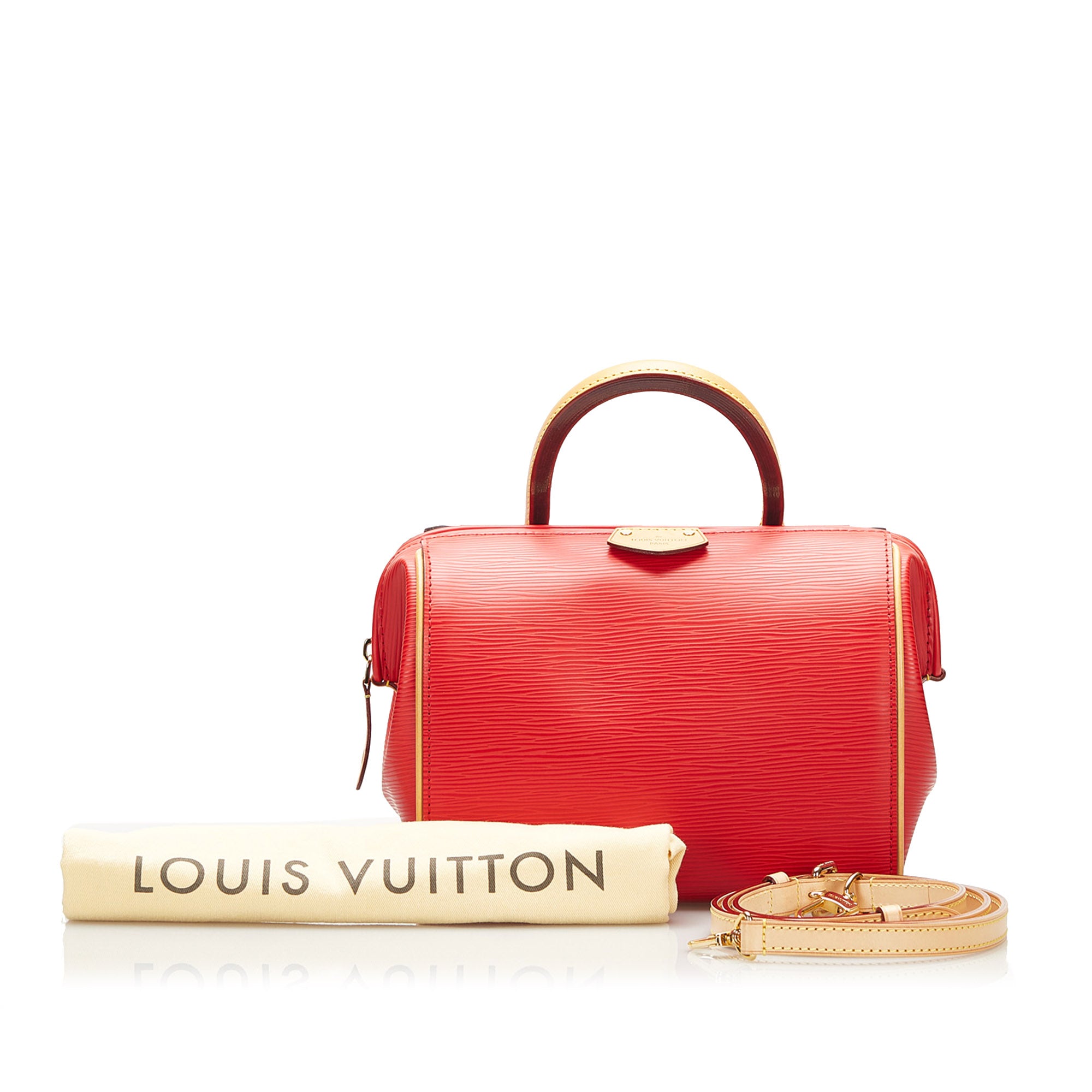 Louis Vuitton Red Epi Doc BB Louis Vuitton