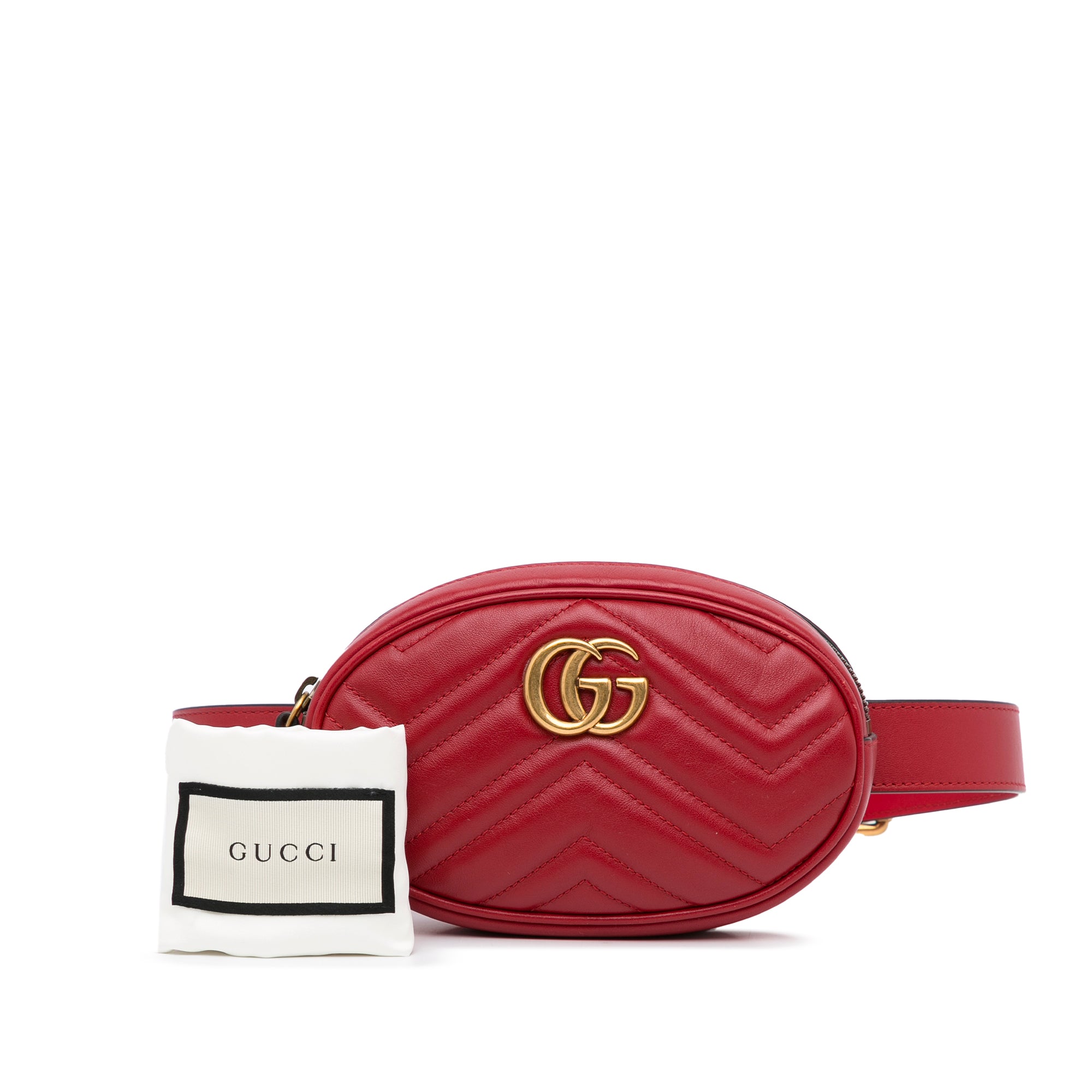 Authenticated Used Gucci Waist Pouch Body Bag GUCCI Backpack Belt