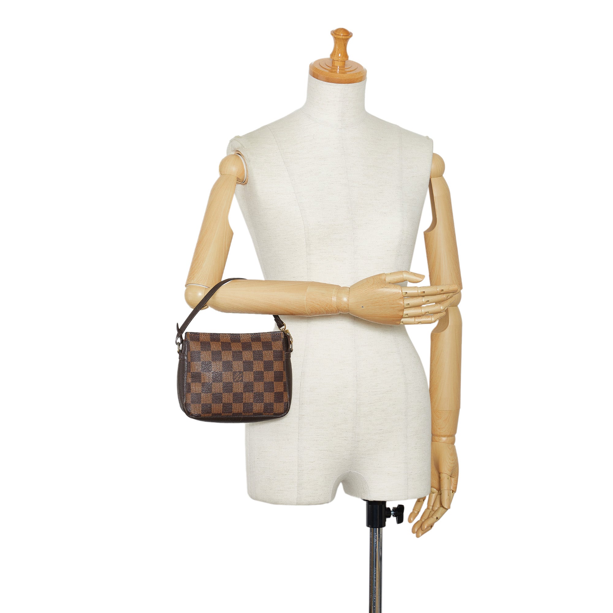 Louis Vuitton, Bags, Louis Vuitton Damier Ebene Trousse Pochette Handbag