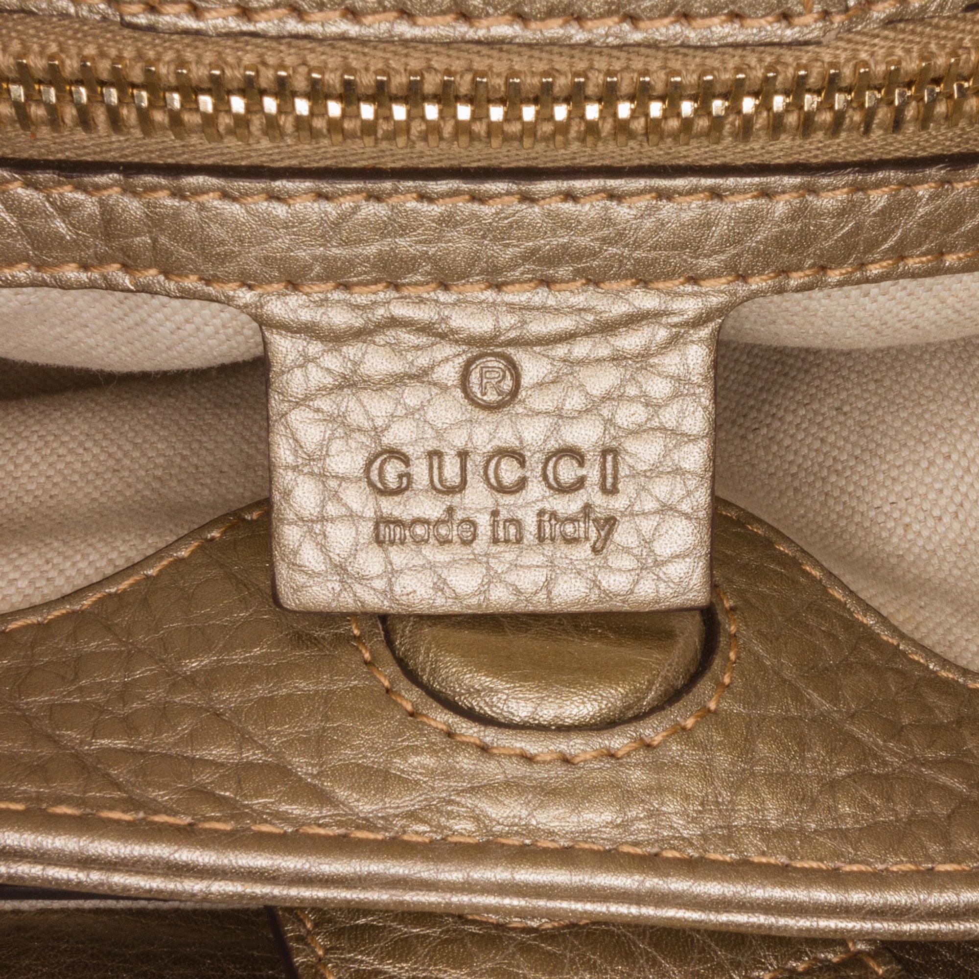 Beige Gucci Small Bamboo Shopper Satchel – Designer Revival