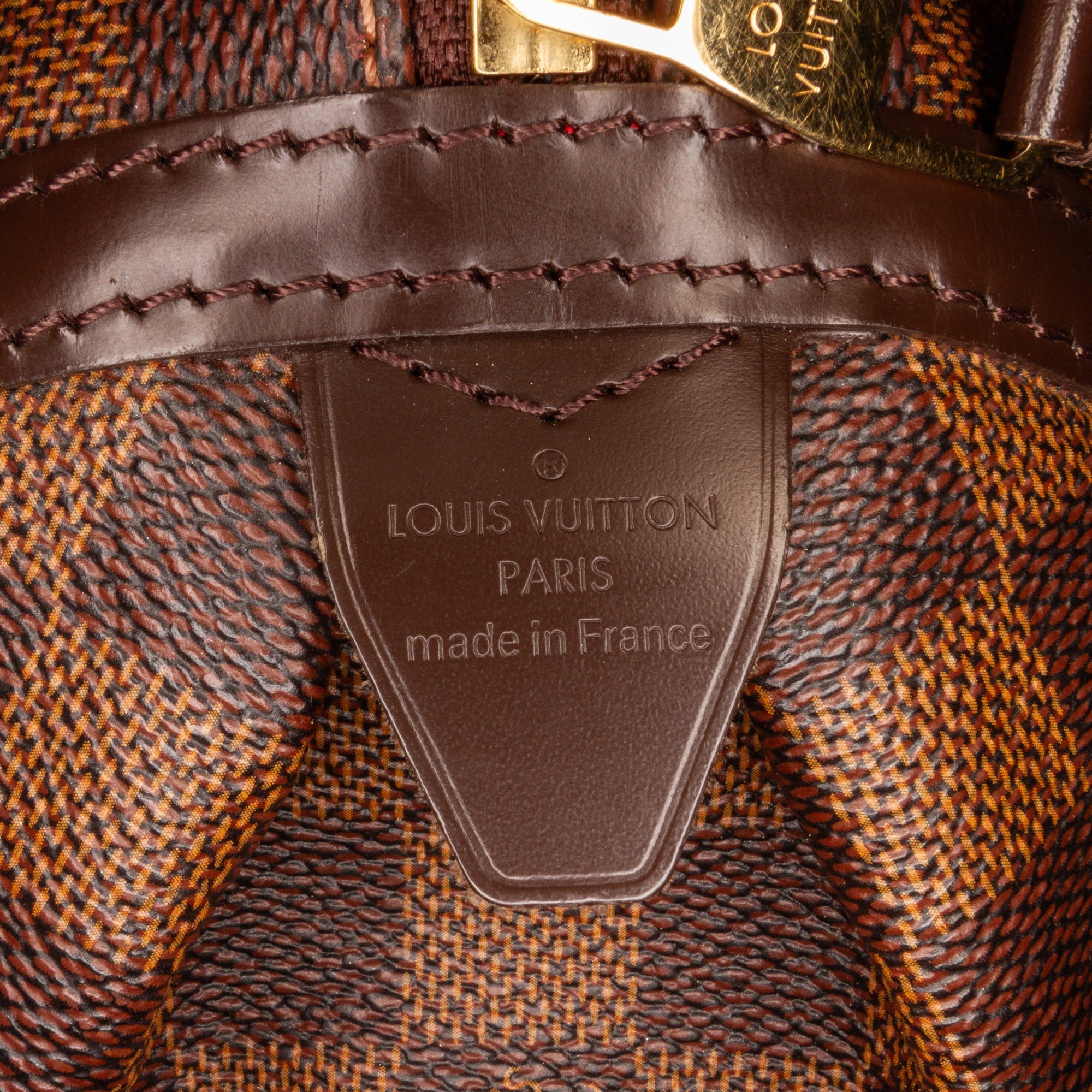 Brown Louis Vuitton Damier Ebene Rivington PM Shoulder Bag – Designer  Revival