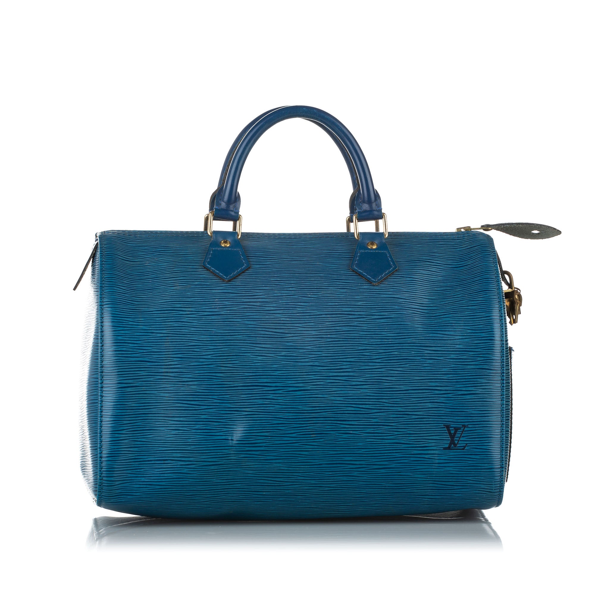 Louis Vuitton Speedy 30 Blue Epi