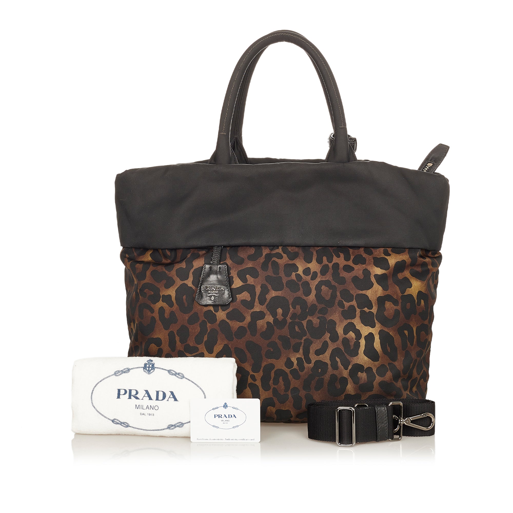 Black Prada Tessuto Reversible Tote – Designer Revival