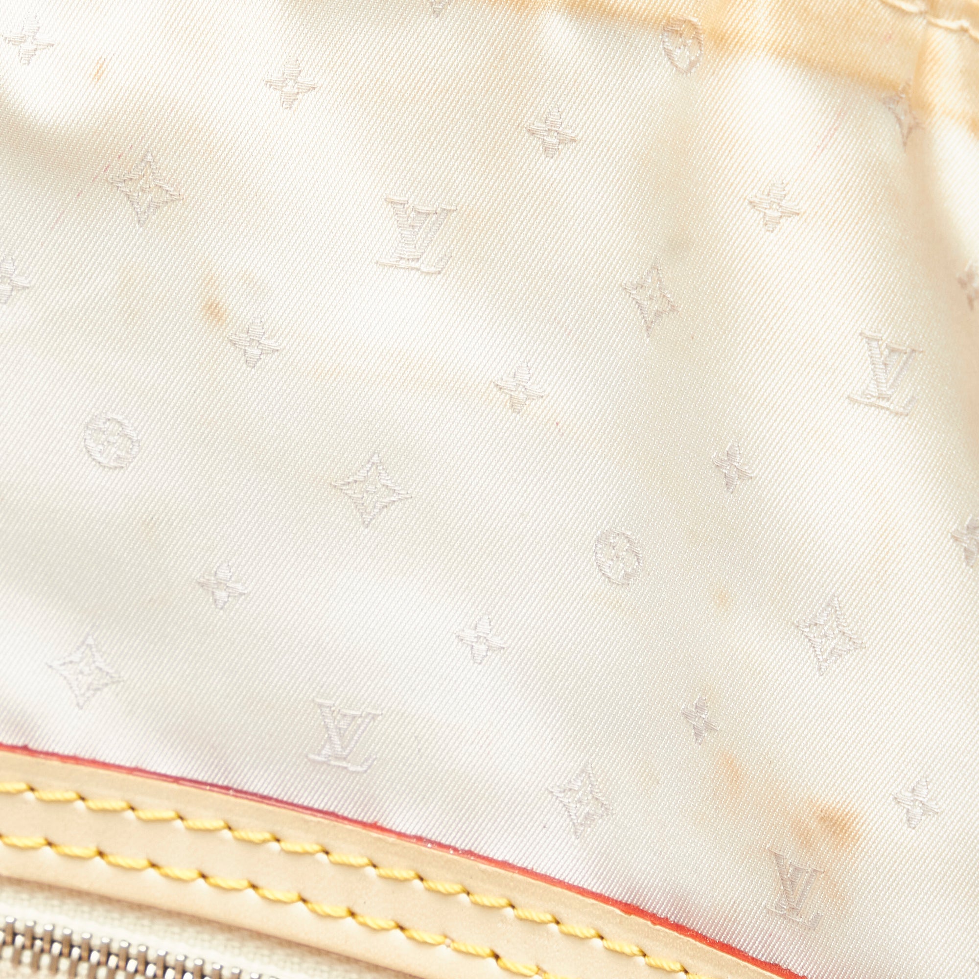 Preloved Louis Vuitton Beige Suhali Lockit MM Shoulder Bag DU1067