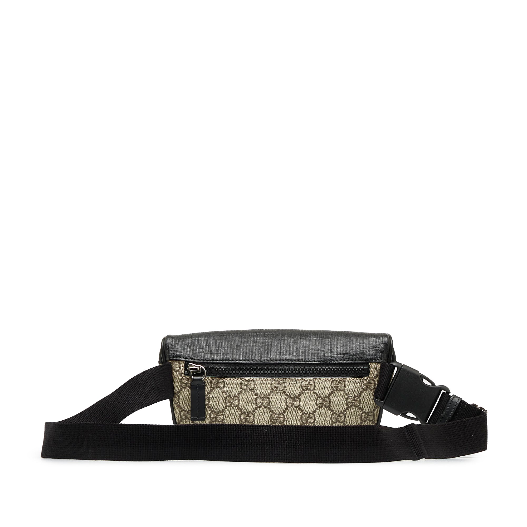 Gucci - GG-Logo Coated-Canvas Belt Bag - Mens - Black for Men