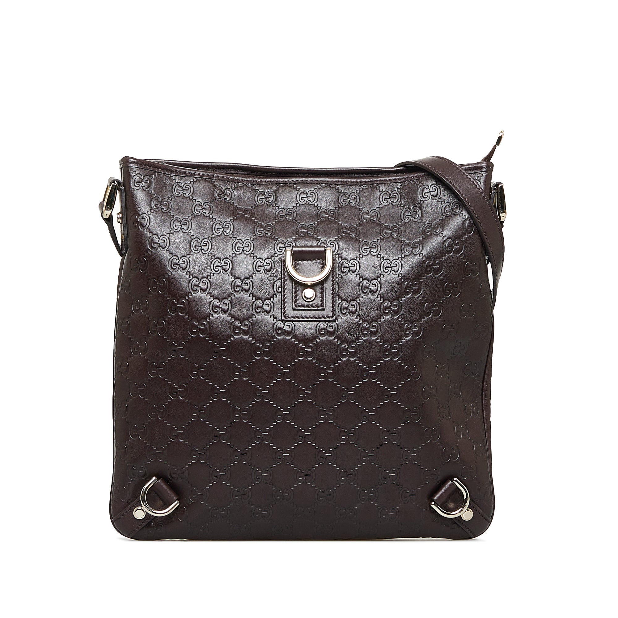 Gucci Crossbody Bag Sale | Guccissima Leather Gray | BagBuyBuy