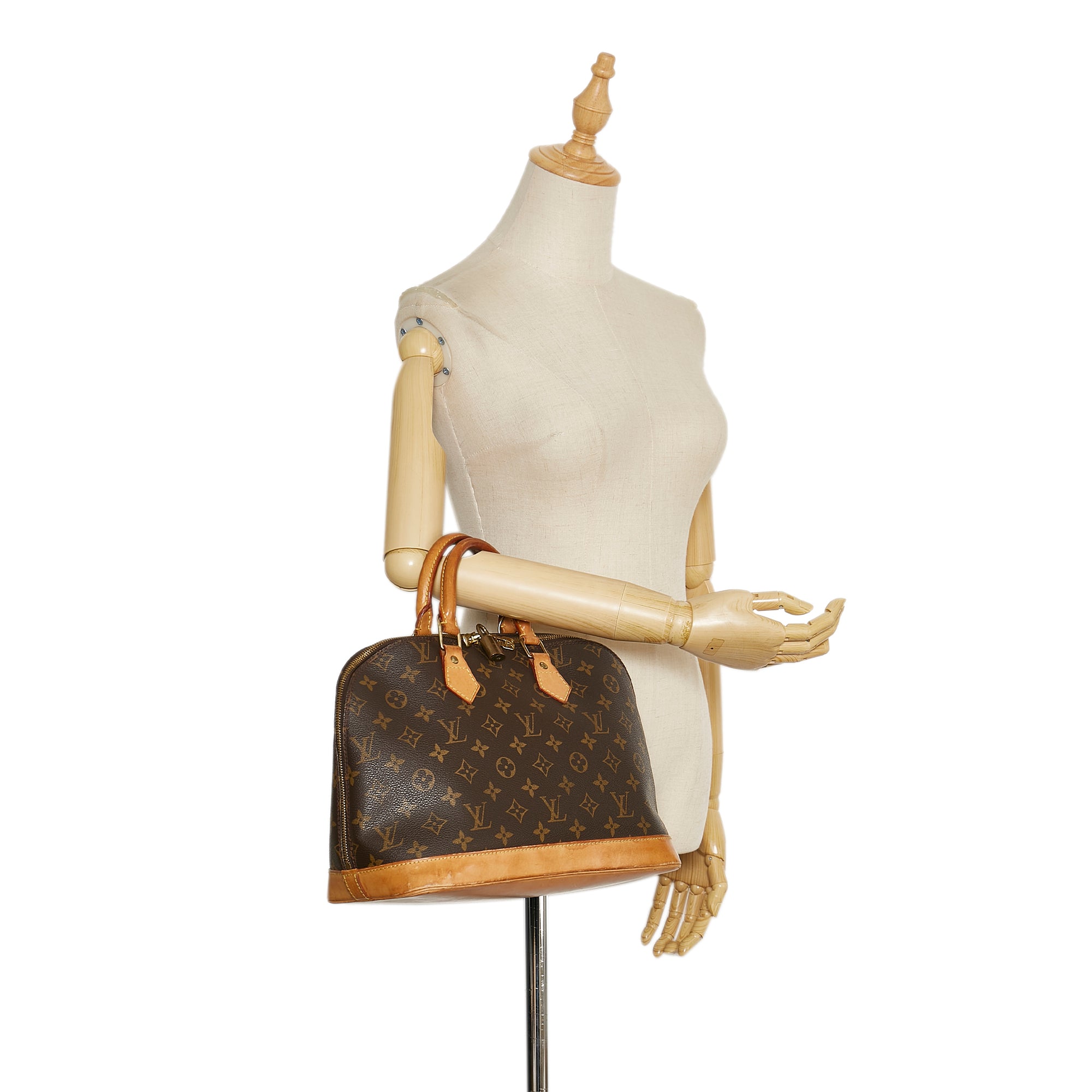 Louis Vuitton Alma PM Monogram Canvas Satchel Bag