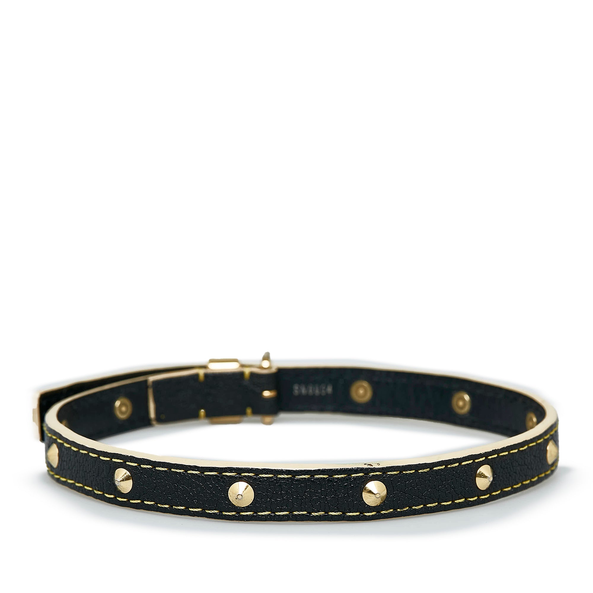 Louis Vuitton Circle Bicolor Leather Braided Bracelet