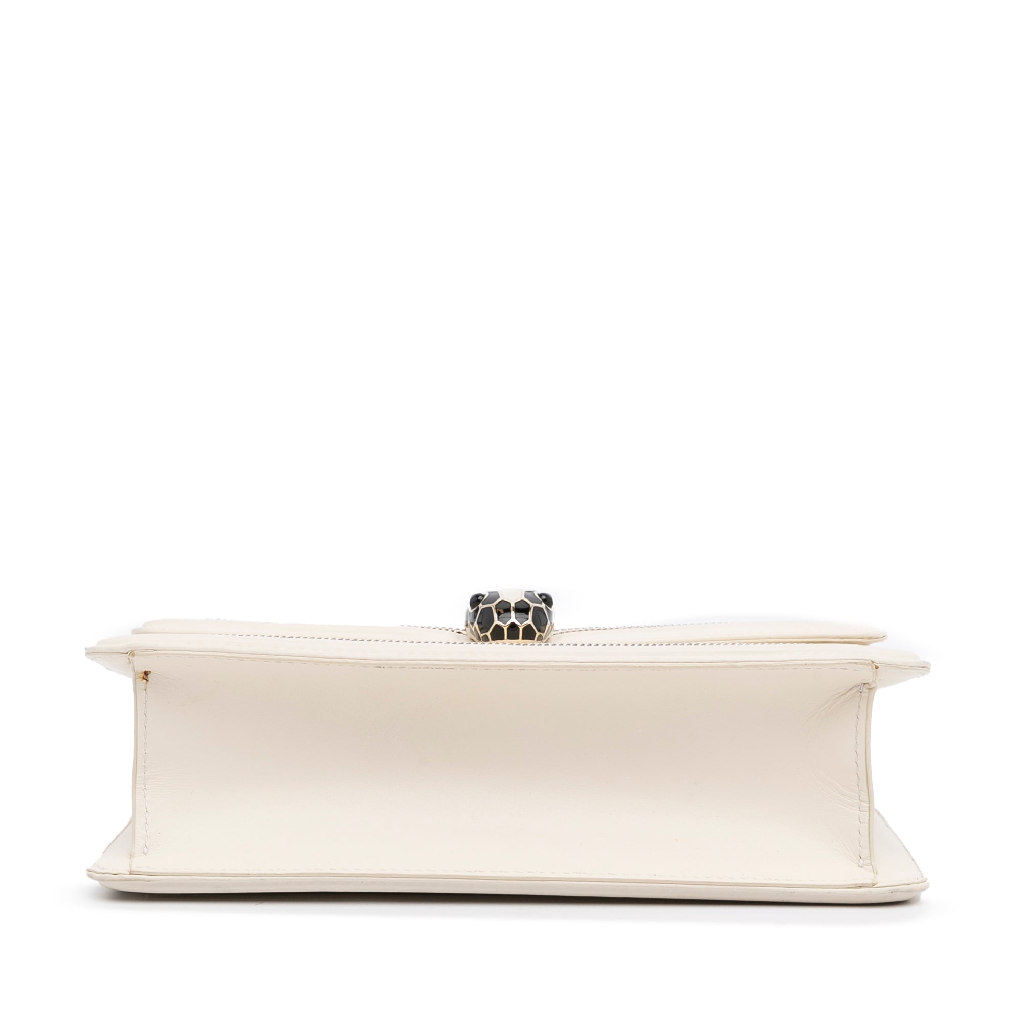 White Bvlgari Serpenti Diamond Blast Crossbody – Designer Revival