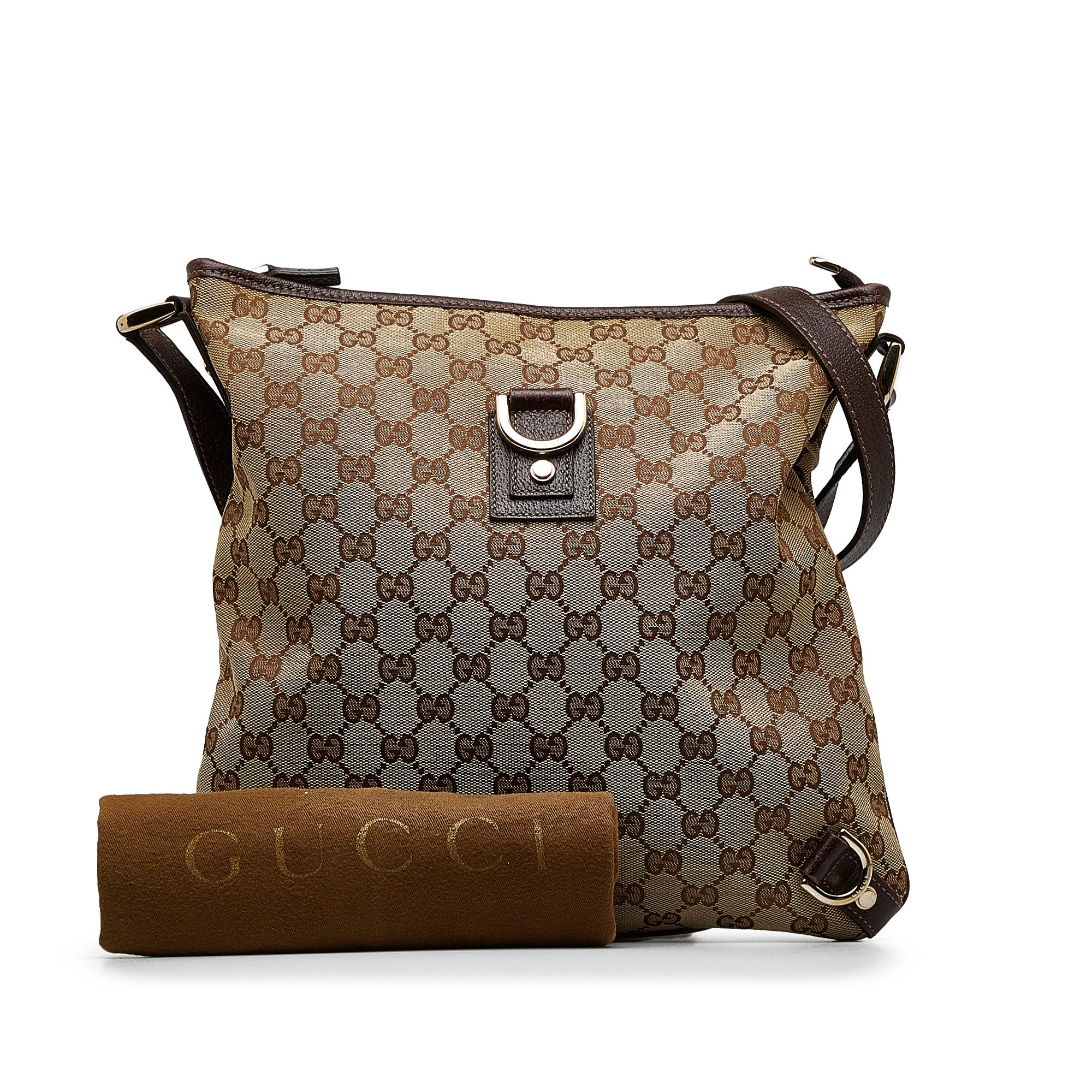 Gucci Pre-Owned Abbey D-Ring GG Canvas Shoulder Bag - Farfetch