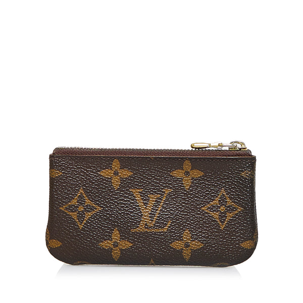 Brown Louis Vuitton Monogram Pochette Cles Coin Pouch, RvceShops Revival
