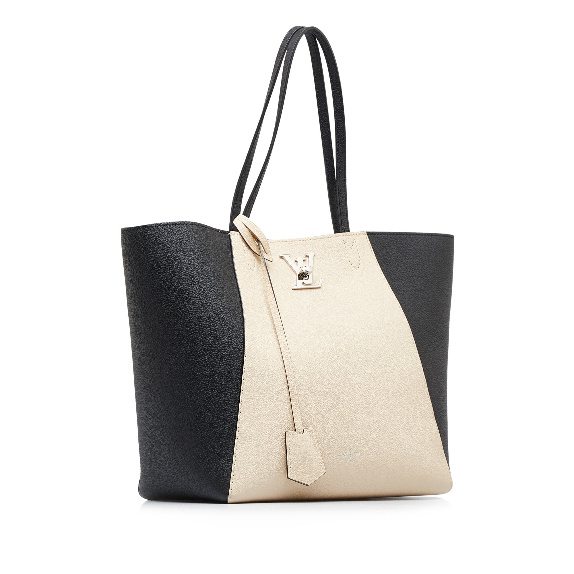 Lockme Shopper Bag - Luxury Lockme Leather Black