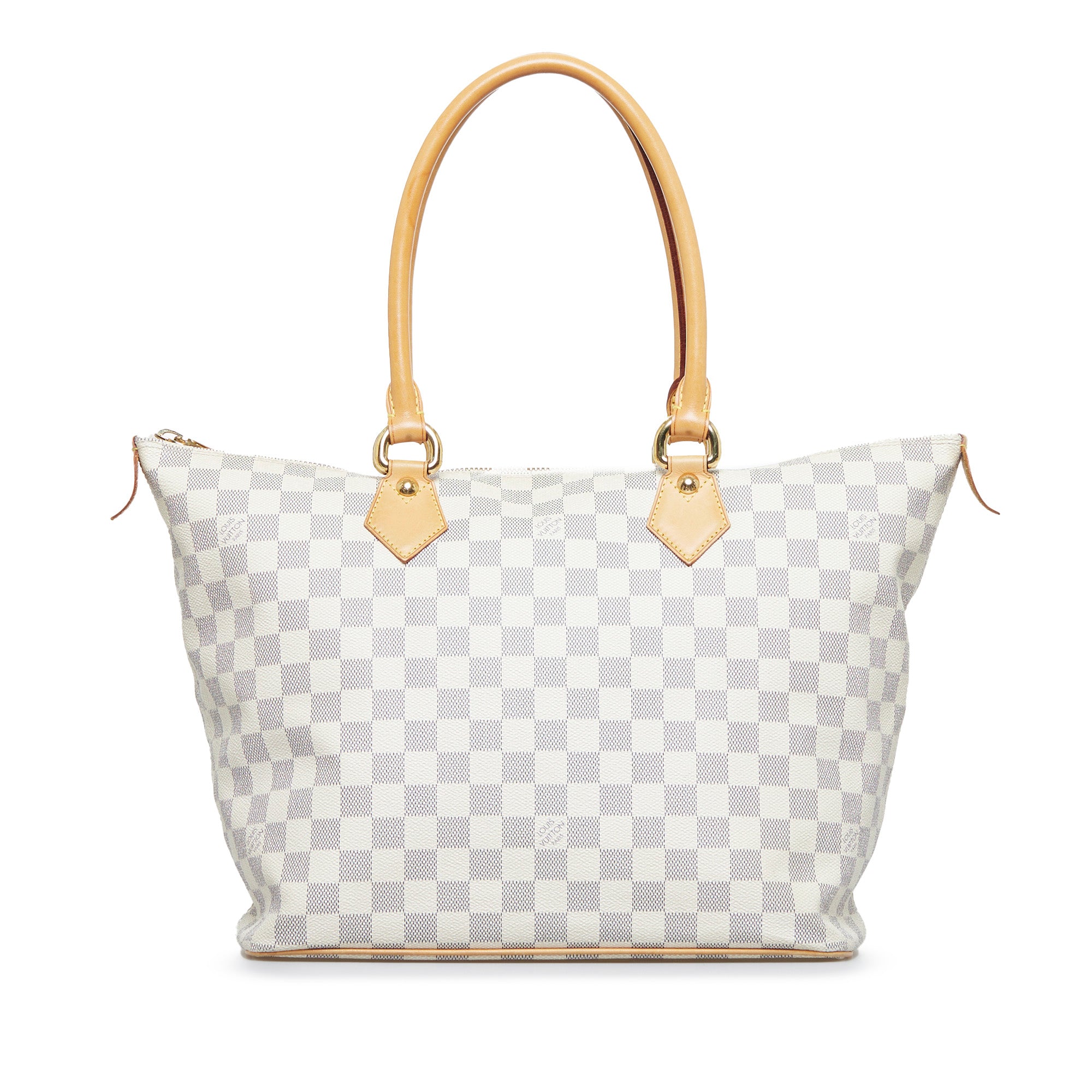 Louis Vuitton White Damier Azur Canvas Neverfull MM Tote Bag Louis Vuitton