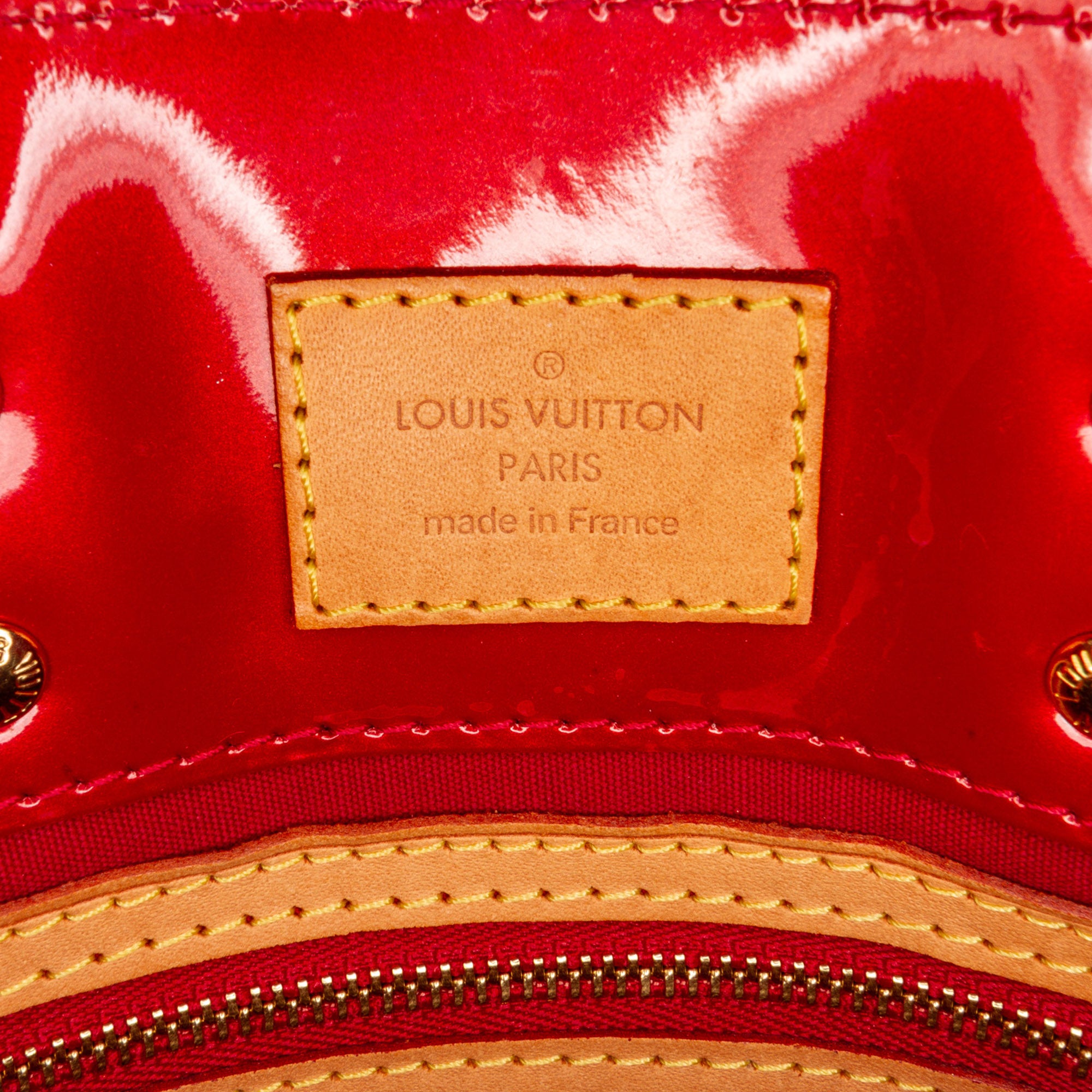 Authentic Louis Vuitton Vernis Reade PM Maroon Amarante Monogram Leather  Purse