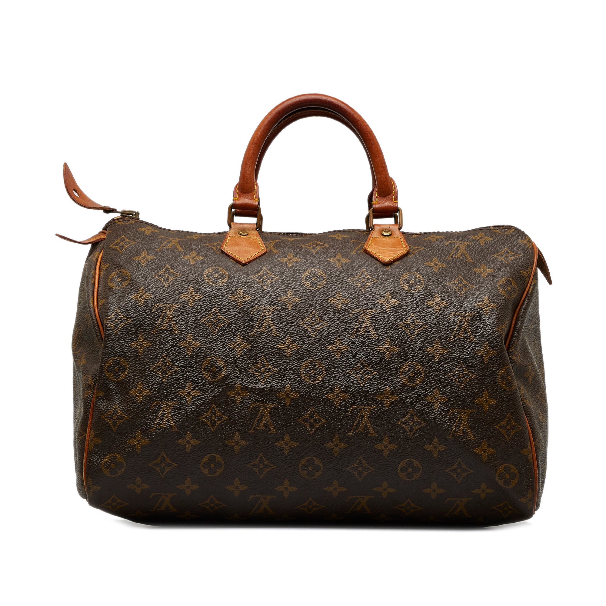 Brown Louis Vuitton Monogram Speedy 35 Boston Bag – Designer Revival