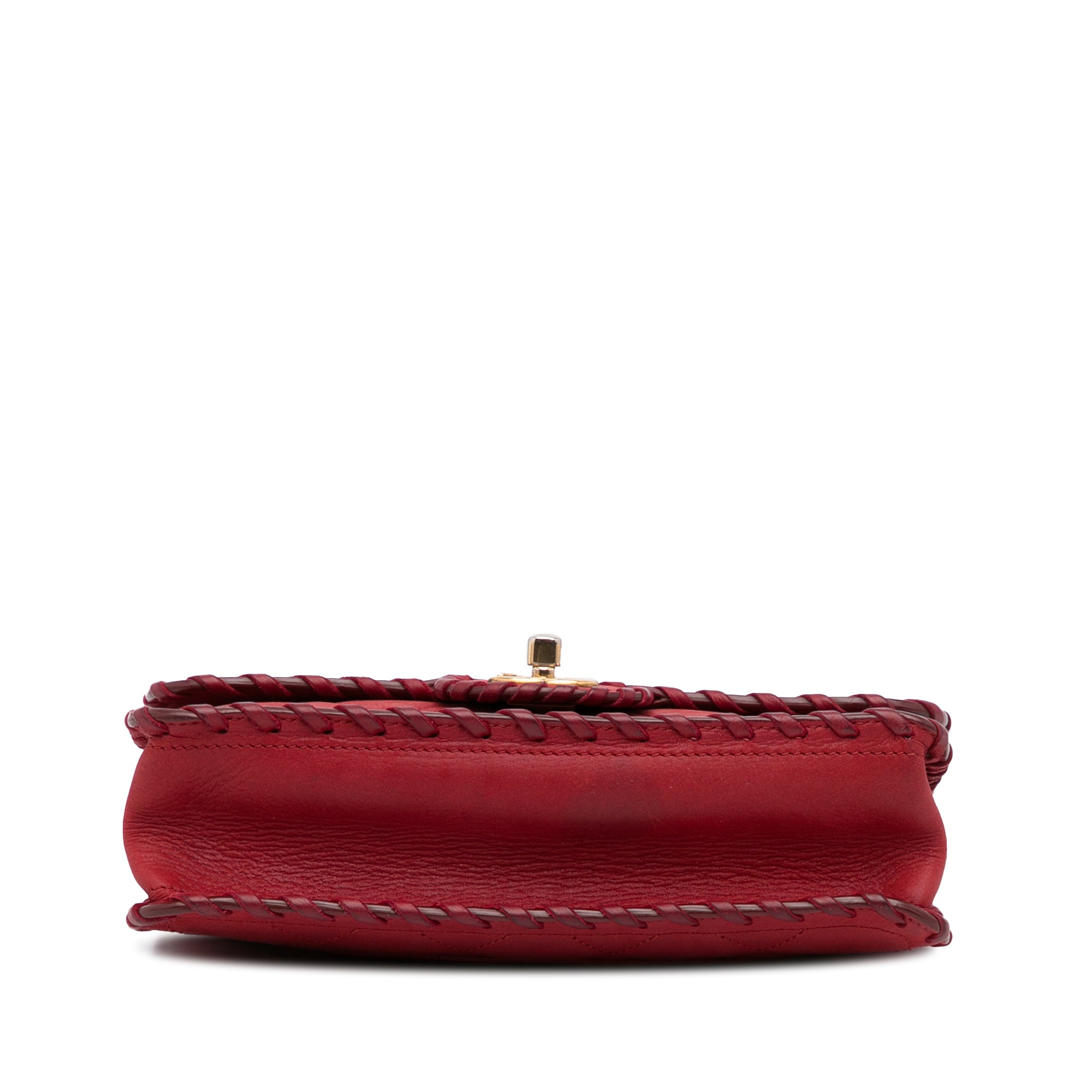 Red Chanel Happy Stitch Flap Bag – Designer Revival