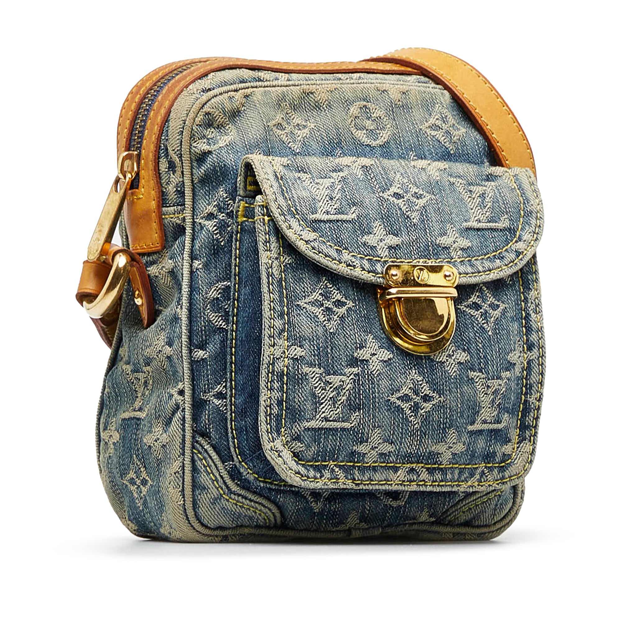 Louis Vuitton, Bags, Louis Vuitton Monogram Denim Camera Bag