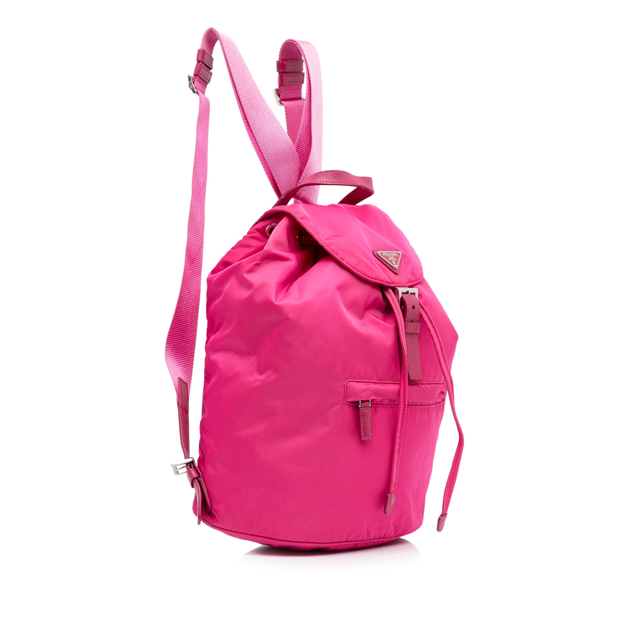 Pink Prada Tessuto Backpack – Designer Revival