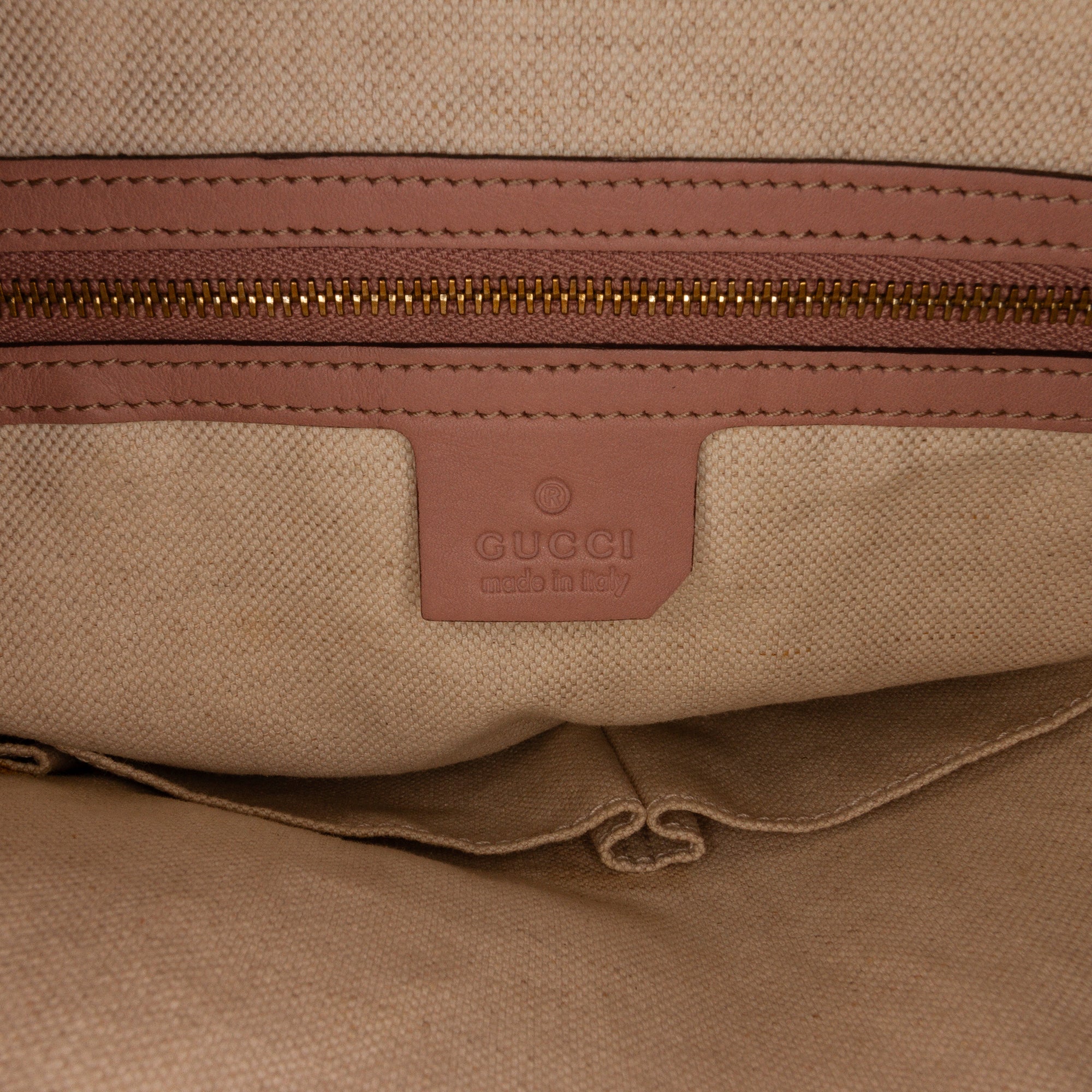 Pink Gucci Medium Guccissima Bree Shoulder Bag – Designer Revival