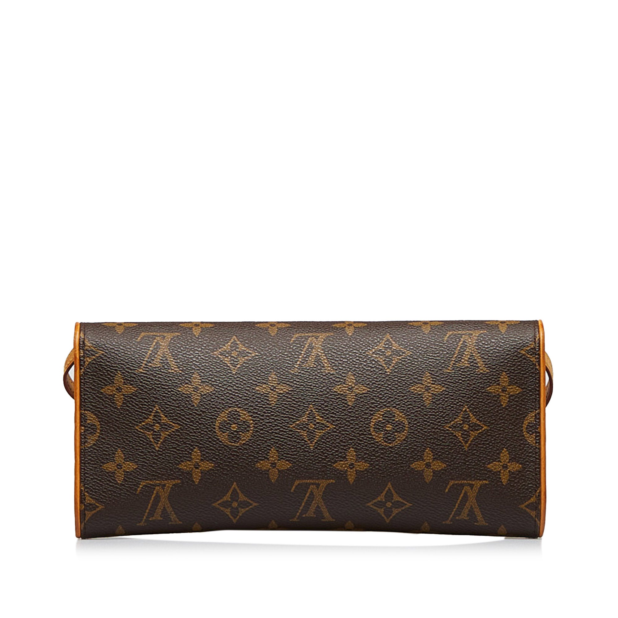 Louis Vuitton - Authenticated Clutch Bag - Cloth Brown for Women, Very Good Condition