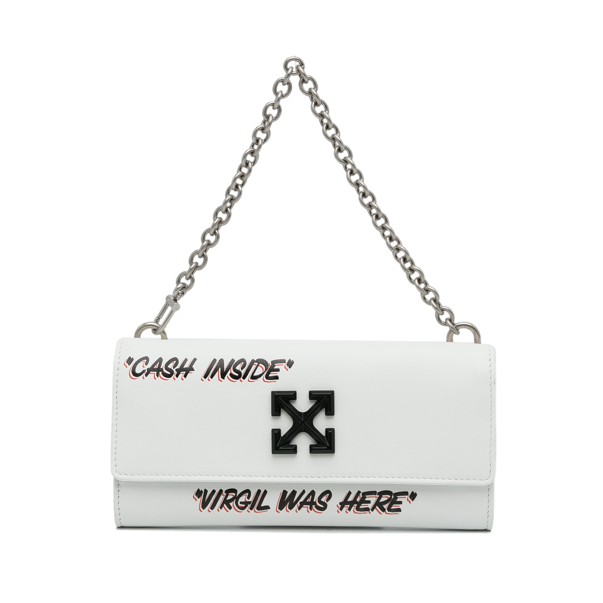 OFF-WHITE QUOTE PHONE CROSS BODY BAG