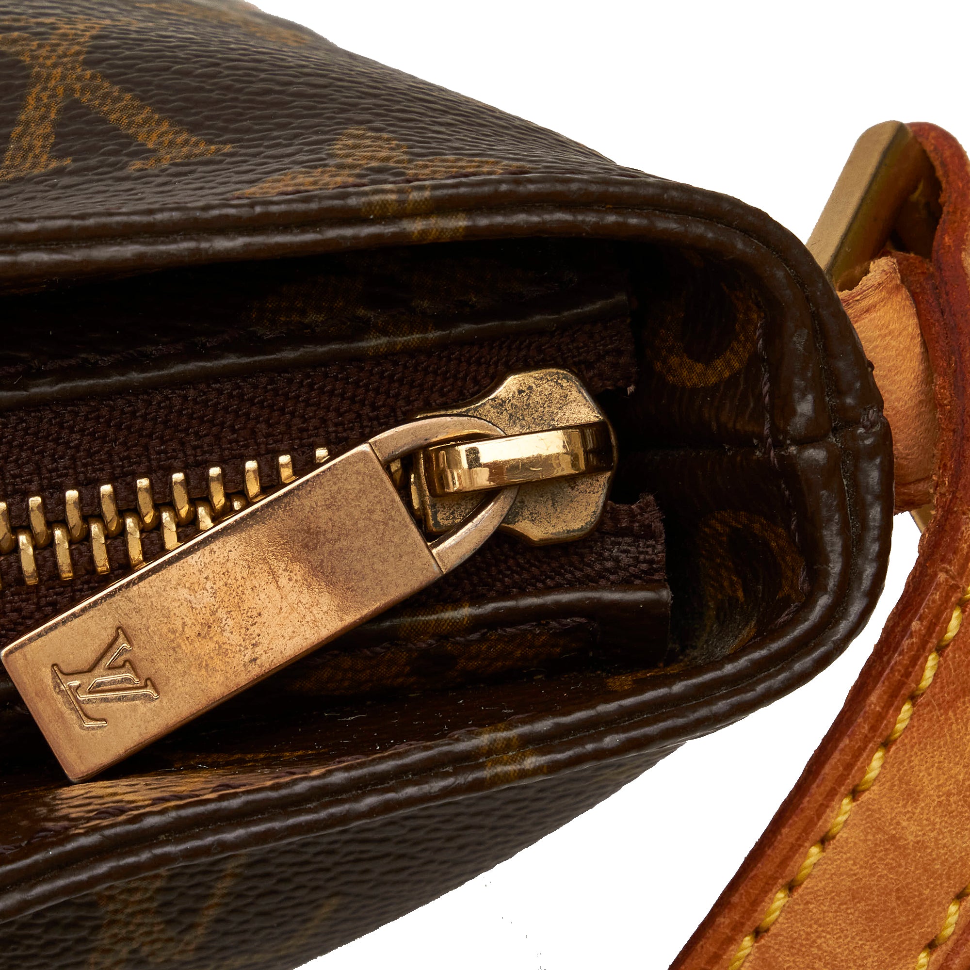 Authentic Louis Vuitton Monogram Trotteur Shoulder Bag