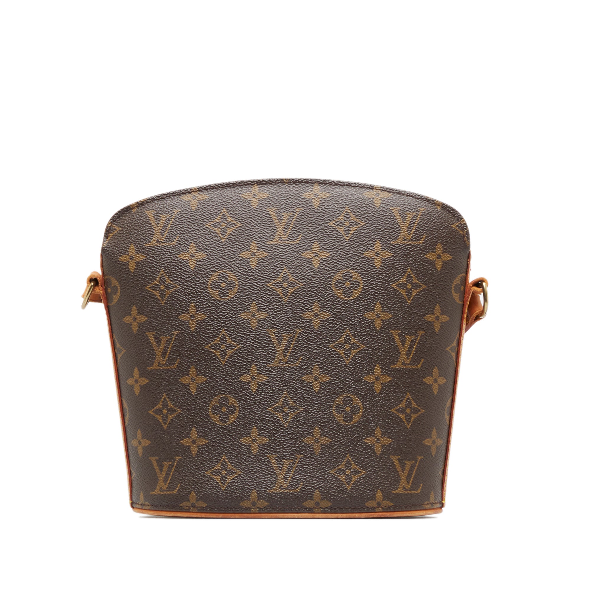 Drouot leather crossbody bag Louis Vuitton Brown in Leather - 35729504