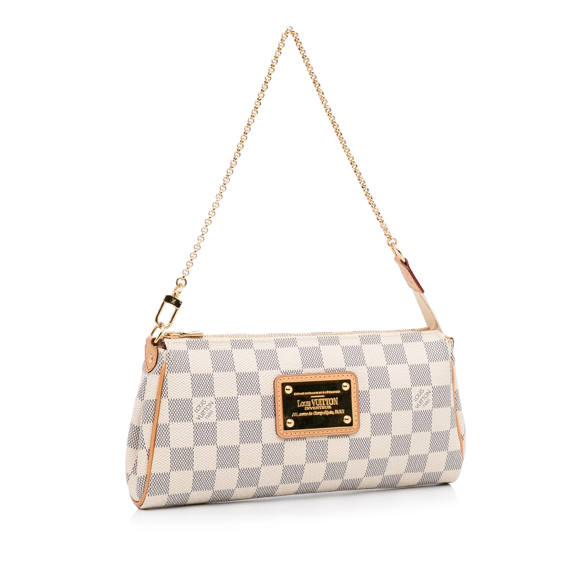 Louis Vuitton - Authenticated Eva Handbag - Cloth White for Women, Good Condition