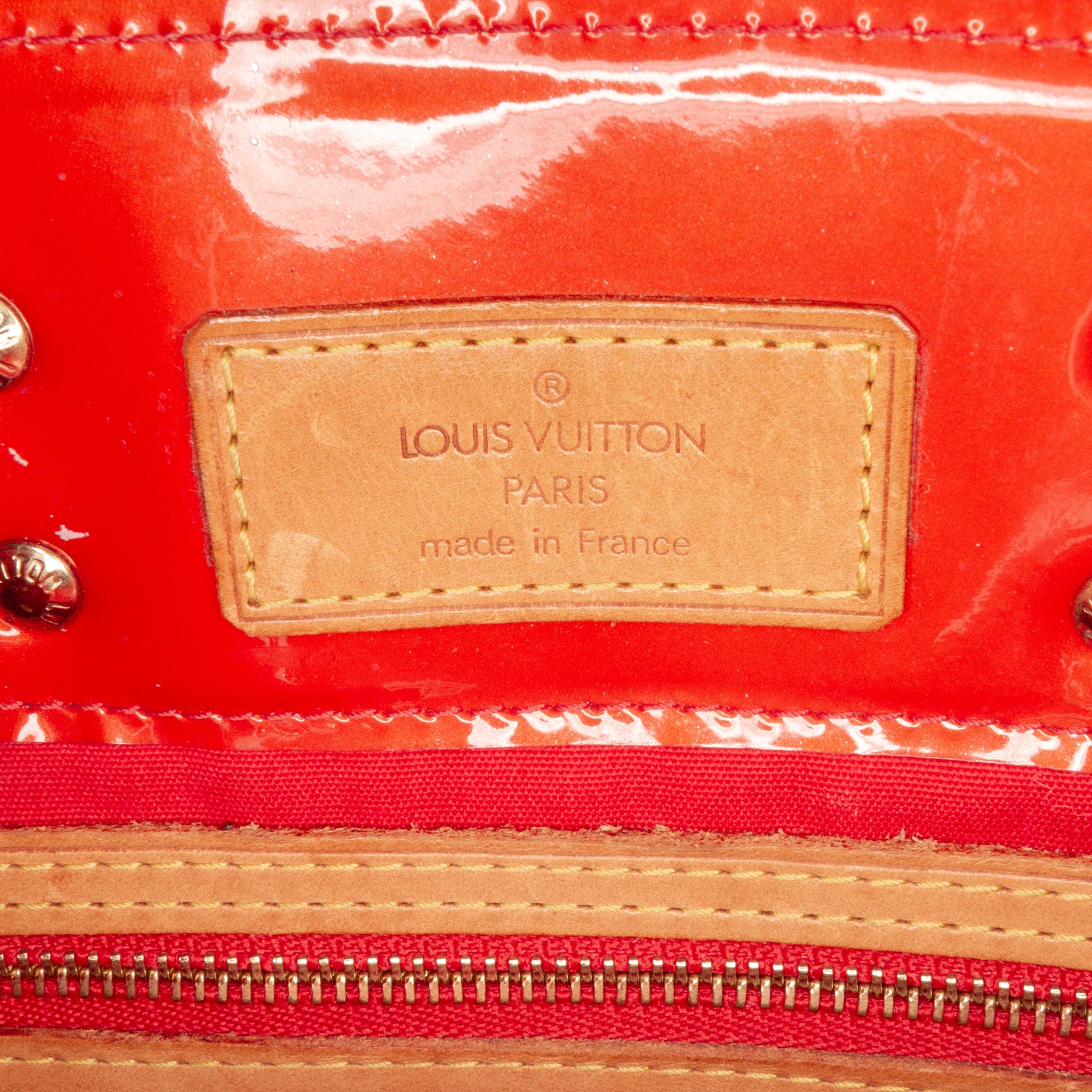 Red Louis Vuitton Monogram Vernis Reade PM Handbag, RvceShops Revival