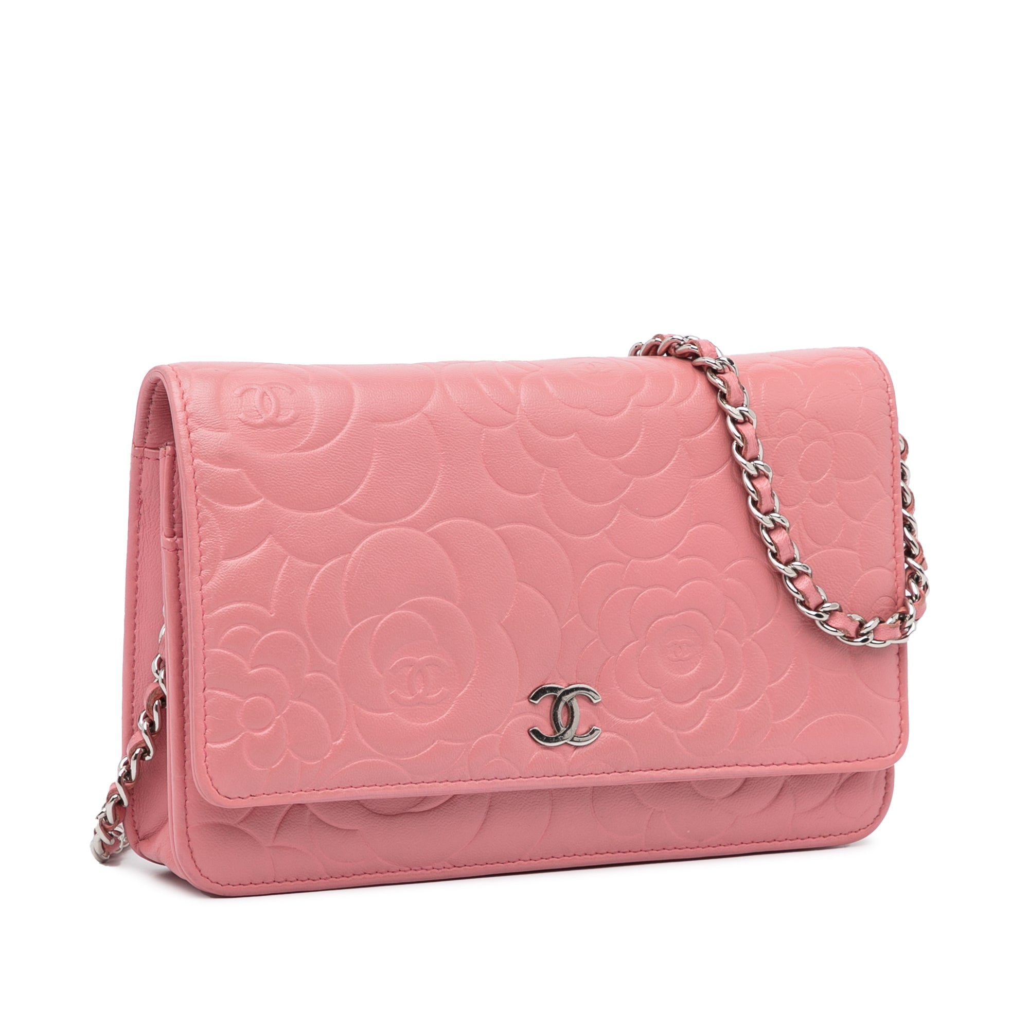 Chanel - Authenticated Clutch Bag - Cloth Pink For Woman, Good condition