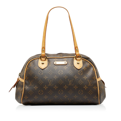 Louis Vuitton Black Leather and Monogram Canvas Daily Confidential