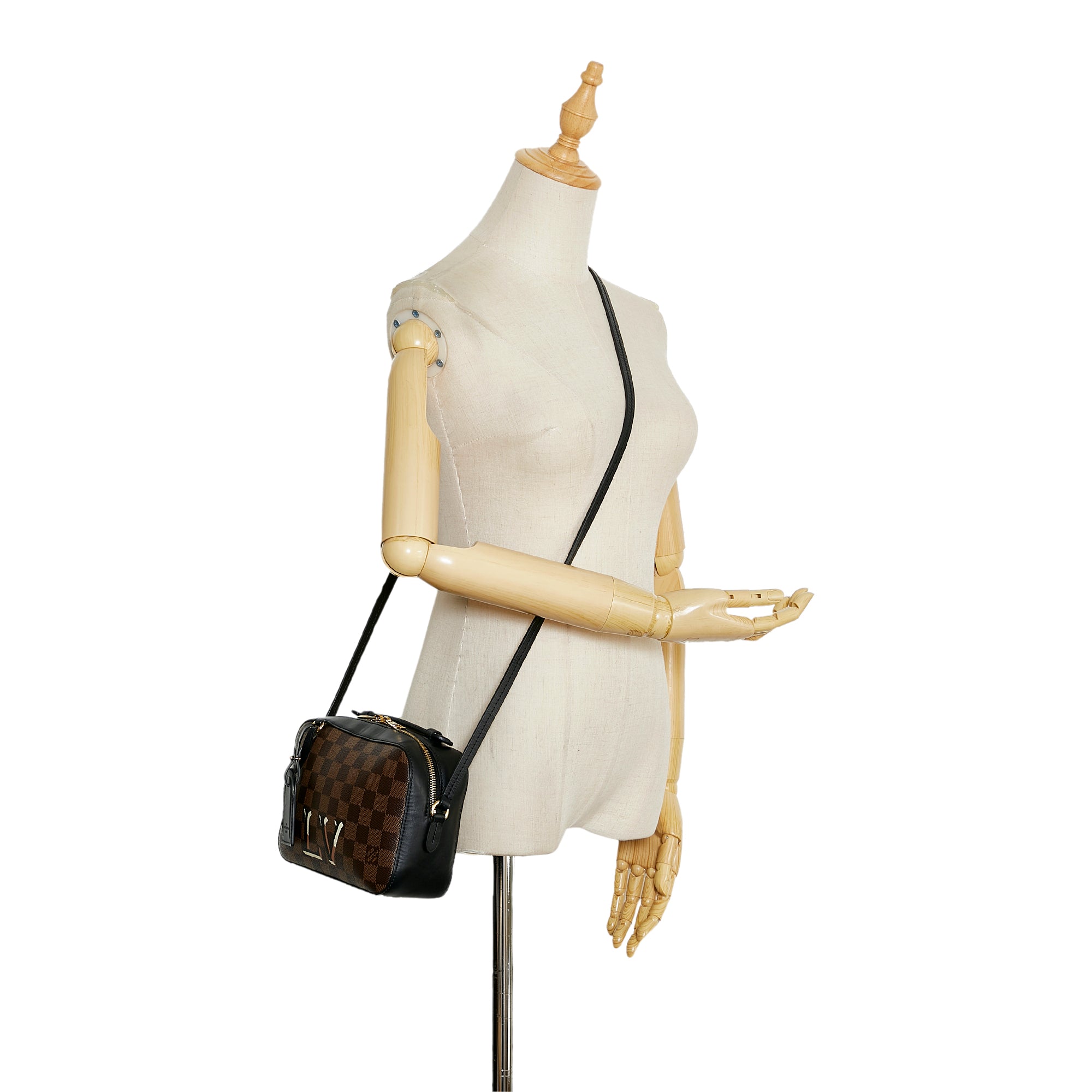 Brown Louis Vuitton Damier Ebene Santa Monica Crossbody Bag – Designer  Revival
