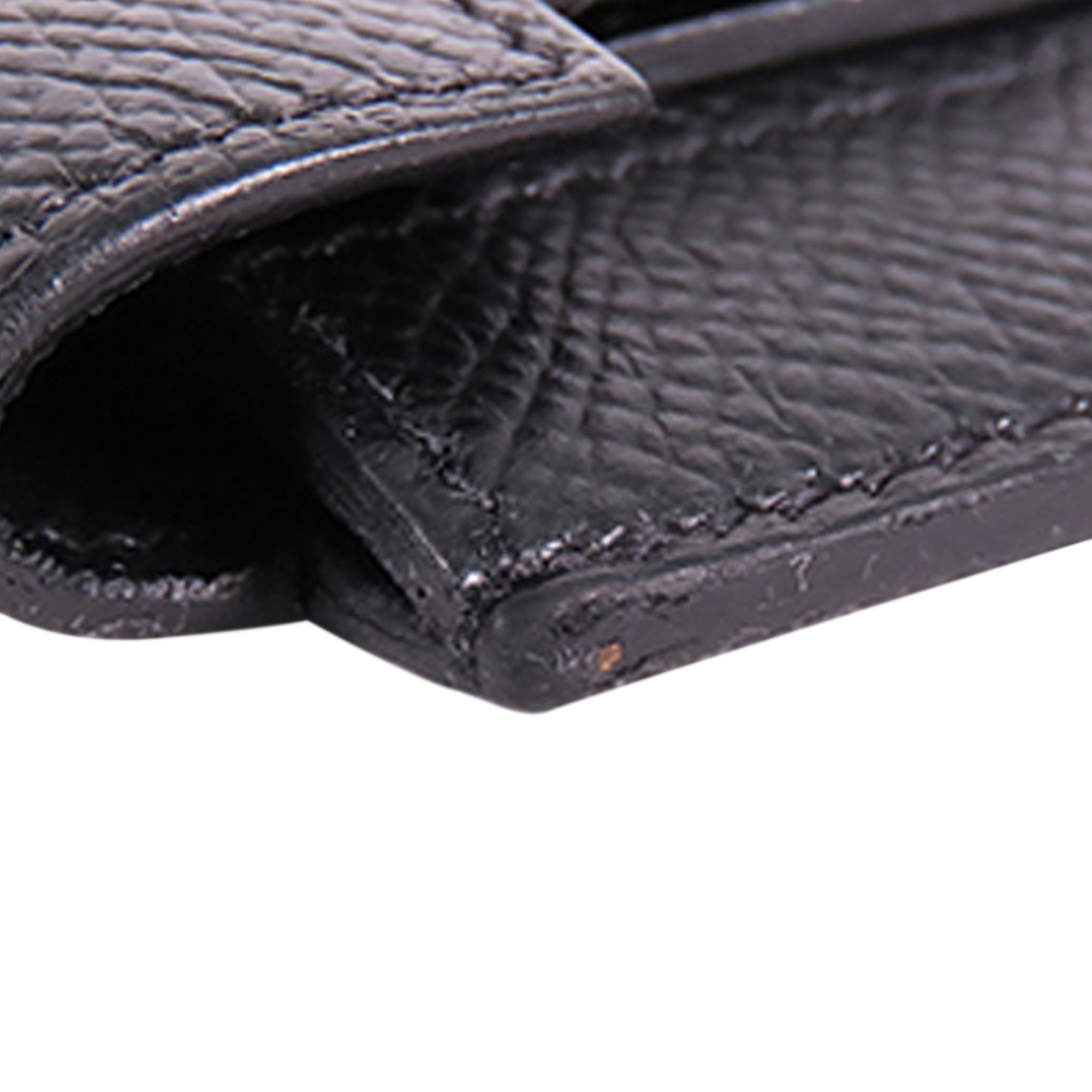 Black Hermes Kelly Pocket Compact Wallet