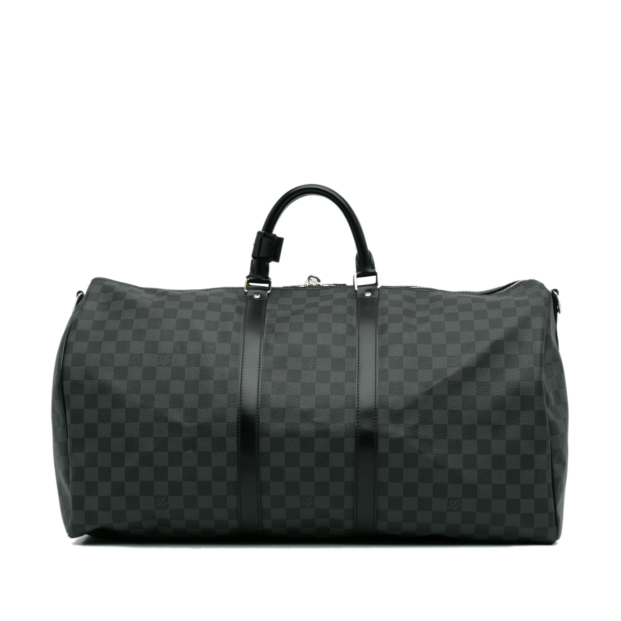 Louis Vuitton Keepall Bandouliere 45 Damier Graphite Boston Bag